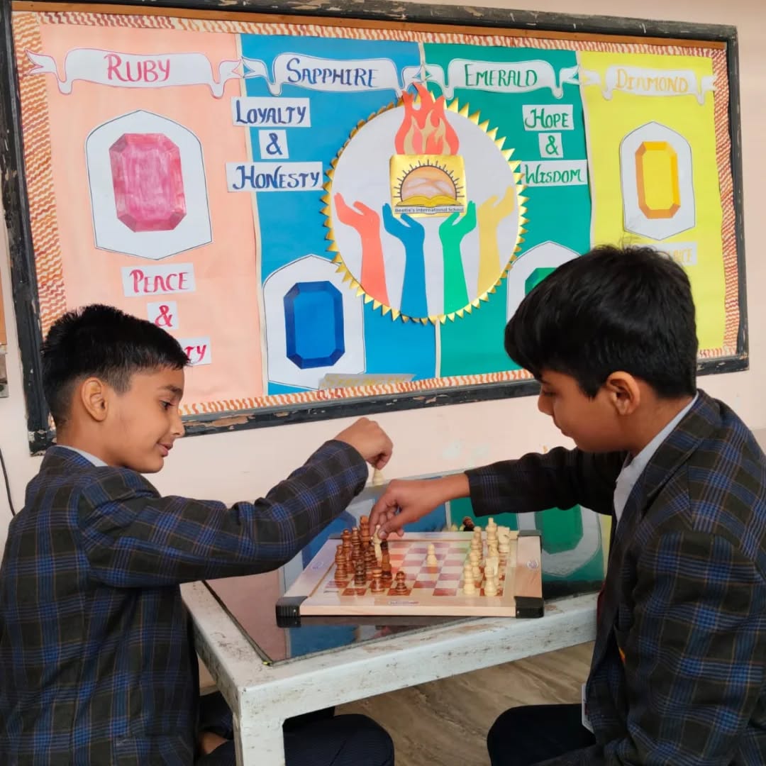 #PPC Pariksha Pe Charcha#
As per the guideline of CBSE under the aegis of Bouquet of Activities of Pariksha Pe Charcha (PPC) 2026 various activities were conducted by the participants of different classes.
'Swadeshi Sankalp Daud' 'a run by students to learn self-releases, endurance was conducted on 12th Enthusiastically with recital of Pledge before the onset of the Run.
Vande-Mataram – The Mantra of Freedom was recited by the melodious students demonstrating it as timeless symbol of the nation freedom struggle.
To reflect the country's rich cultural heritage and traditional wisdom promoting physical fitness, Bhartiya Khel like Kho-Kho, Kabaddi and Chess were played by the sportsperson of the school.
Yoga cum meditation sessions were organized to enhance deep breathing thoughtless mind and guided healing mental health will being etc. Students created beautiful posters related it My PPC and this exoculated imagination, critical thinking among our bright young minds.
To culminate the spread of fragrance of the entire bouquet a quiz on Operation Sindoor was conducted to exhibit India's Ferin and decisive response against terrorism.
#ppc# #bouquet of activities # education