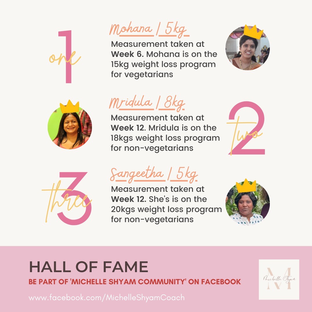 #weightloss #michelleshyam #halloffame #goals