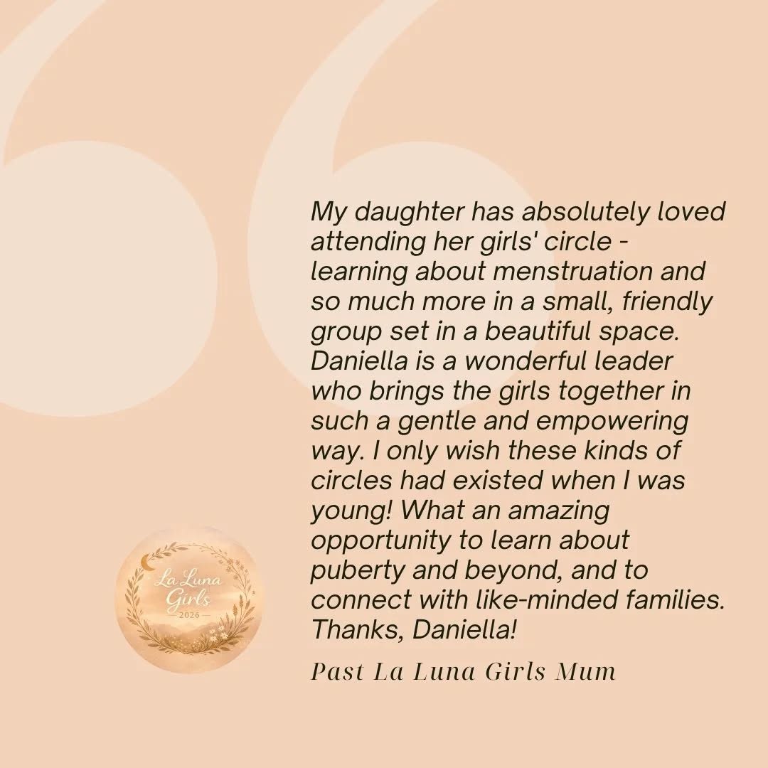 Moments like these are why we gather.
A small circle, shared stories, gentle learning, and girls feeling held as they grow.
I’m so grateful for the trust of the families who walk this year alongside us, and for the magic that unfolds when girls are given space to be exactly who they are. 🌙
If you’re curious and would like to hear more, I’m hosting a free online Q&A on the 5th at 7:30 pm. A relaxed space to ask questions and feel into whether this offering is right for your family.
Link in bio.
#girlscircle #ritesofpassage #consciousparenting #laLunaGirls