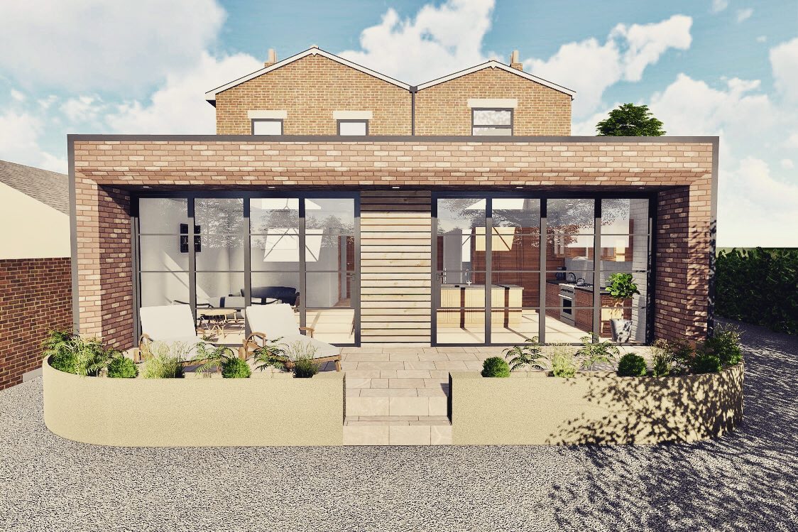 Nice approval this week on a full span rear extension #architecture #design #planning #Construction