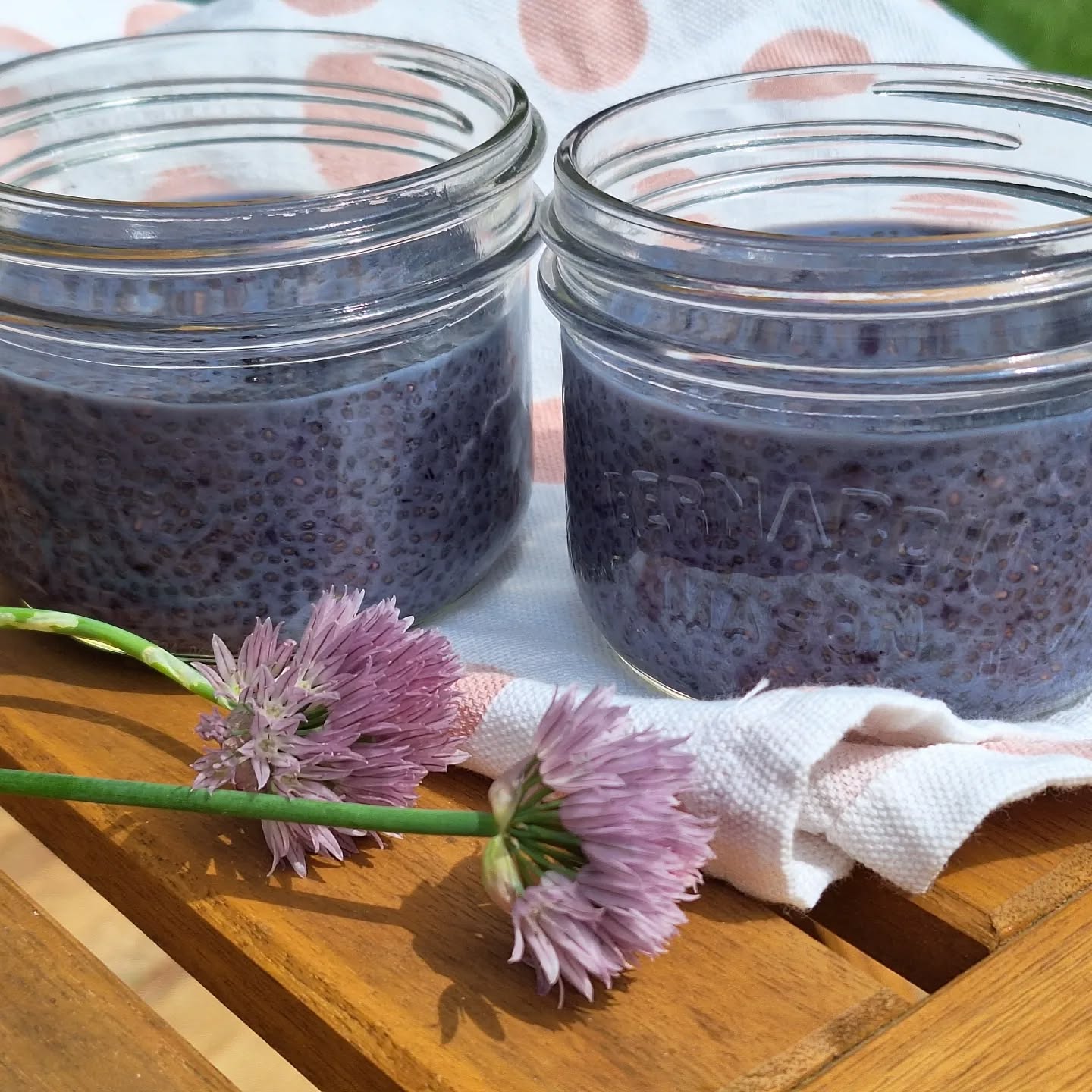 Breakfast prep for busy weekdays. Love the colour of this! Inspired by @cookingforpeanuts. Blueberry chia seed pudding with mashed blueberries, unsweetened soy milk, cinnamon, maple syrup and vanilla. Stir and let sit in fridge overnight. Enjoy in the morning topped with fresh fruit and granola.