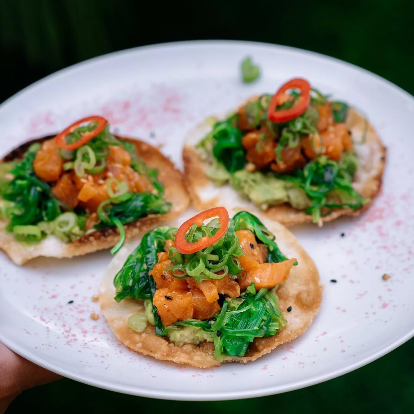 Salmon tostada.
#salmon
#tostadas
#kioskdubrovnik
#foodporn
#foodie
