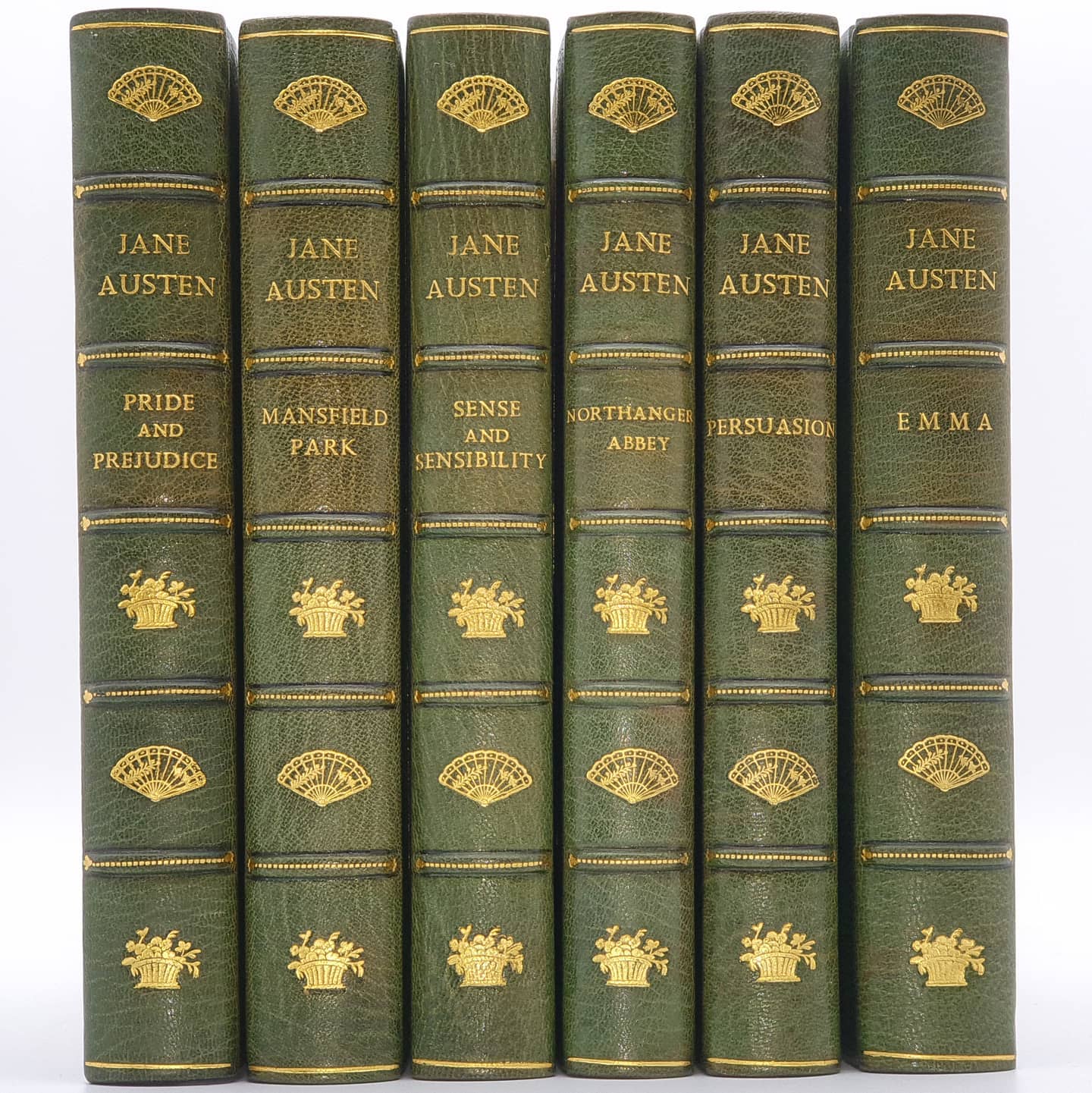 A fine set of Austen's works bound by Asprey of London £2000 #asprey #aspreylondon