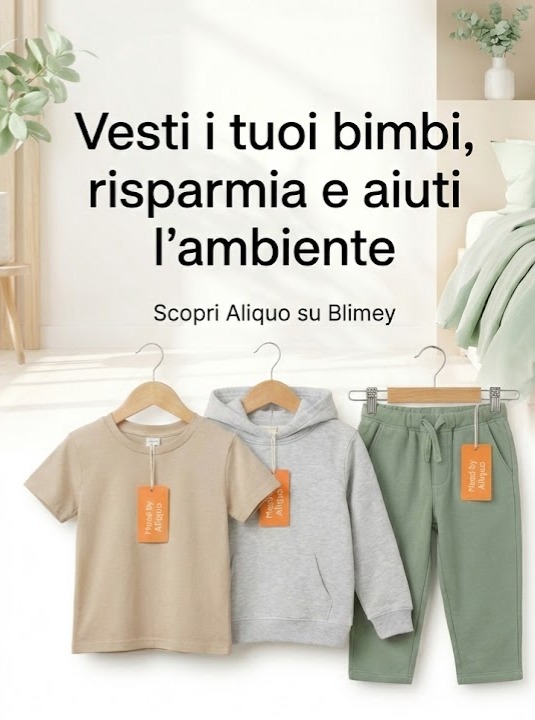 I vestiti dei bambini crescono troppo in fretta. E se invece di lasciarli in fondo all’armadio, potessi trasformarli in **credito da spendere per nuovi capi**? 💸
Con **Aliquo** puoi:
- Comprare abiti per bambini **nuovi e di seconda mano** a prezzi super accessibili
- Usarli fino a quando servono e poi **restituirli** per ottenere fino al **25% di cashback**
- Ridurre sprechi, risparmiare e vestire i tuoi piccoli in modo più sostenibile 🌍
👉 Perfetto per chi vuole cambiare armadio senza impazzire e senza buttare via nulla.
Scopri come funziona Aliquo e prova il servizio selezionato da **@blimey.space**!
#Blimey #Aliquo #ModaSostenibile #GenitoriSostenibili #Riuso #Cashback #VestiBimbi #Milano #StartupItaliana #EconomiaCircolare