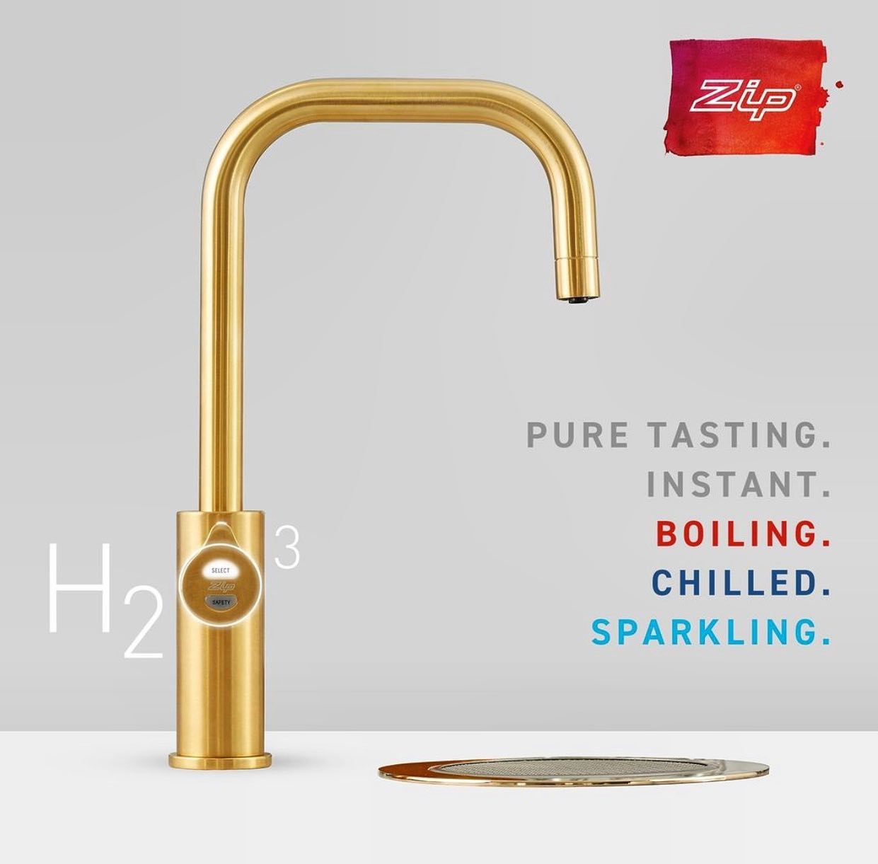 The Cube Hydrotap by Zip Water brings the ease and convenience of sparkling, chilled and boiling water into one sleek fixture. Available in matte black, brushed gold and a variety of other finishes. Available @stylebathkitchen
