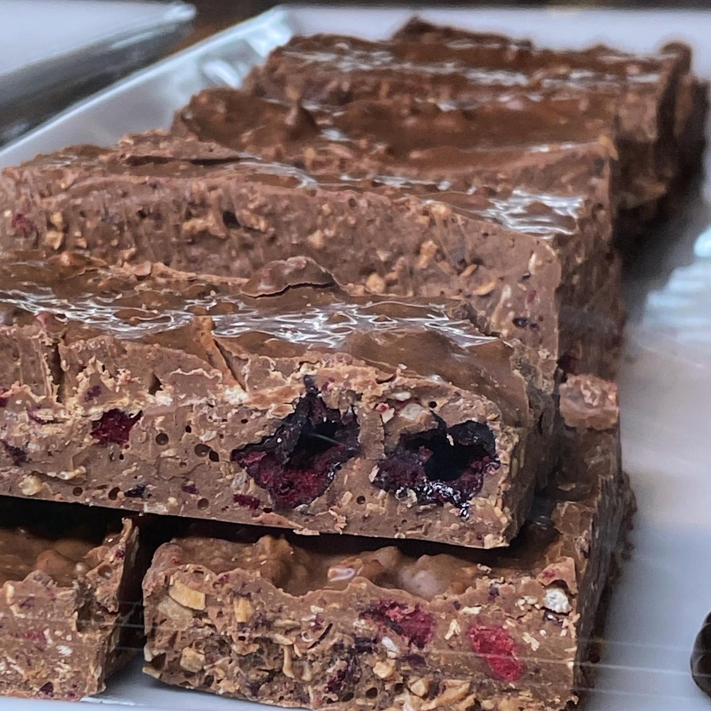 Brand new in store today 🍒🥥🍫CHERRY ROUGH 🍒🥥🍫 ... get some in your face! 😜😊❤️
