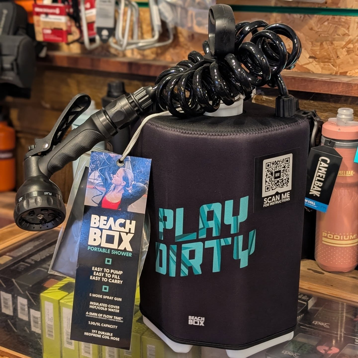 New Beach boxes in stock, these hand pressured water tanks are ideal for washing your bike off and getting in those hard to reach places!
Can be taken anywhere, Also insulated so ideal for hot showers! π Only Β£69...