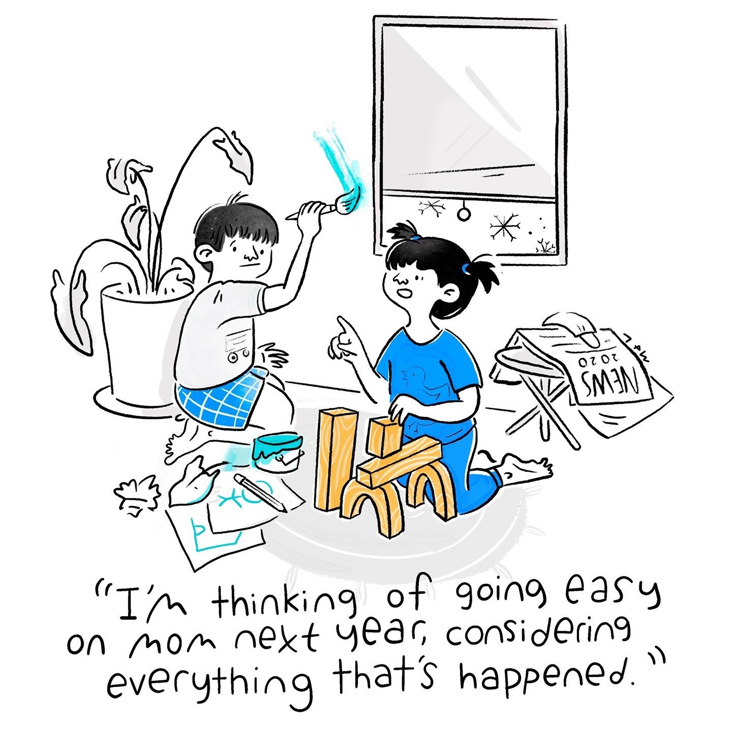 Have you made your resolutions yet? Check out our latest comic on @thelilynews!
.
.
#illo #visualsnack #comix #singlepanel #newyearsresolution #2020memes