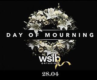 The National Day of Mourning is not only a day to remember and honour those lives lost or injured due to a workplace tragedy, but also a day to collectively renew our commitment to improve health and safety in the workplace and prevent further injuries, illnesses and deaths.
