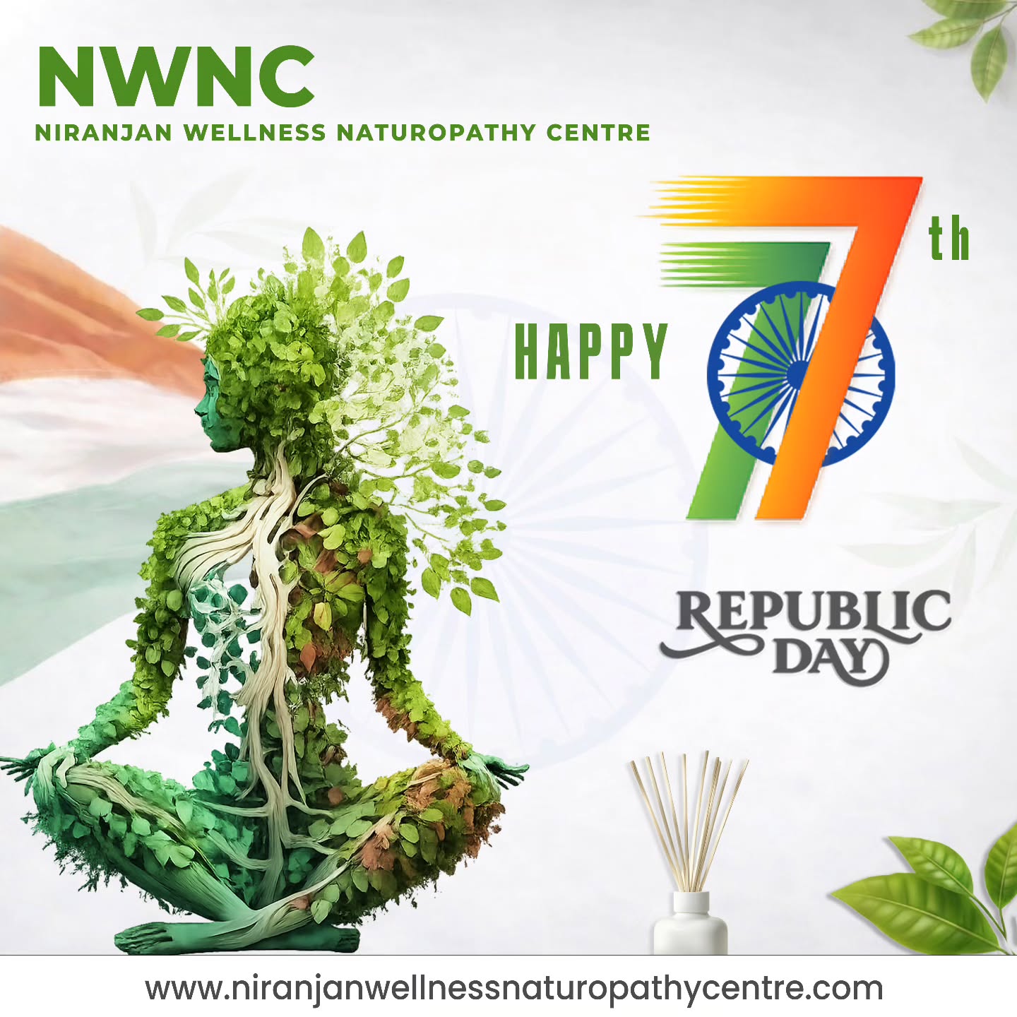🇮🇳 77th Republic Day – Natural Wellness in Coimbatore | NWNC
This Republic Day, let’s celebrate true freedom — freedom from illness, stress & imbalance 🌿
Because a Healthy Coimbatore builds a Strong India 🇮🇳✨
At Niranjan Wellness Naturopathy Centre (NWNC), Coimbatore,
we help you reconnect with nature and restore your body’s natural healing power 🧘♀️🌱
✔ Drug-free healing
✔ Root-cause treatment
✔ Mind–body balance
✔ Safe, natural & effective therapies
🎁 Republic Day Wellness Special – Coimbatore
Start your natural healing journey this Republic Day 🇮🇳
📌 Limited consultation slots available
📍 Visit Us in Coimbatore
📞 Call / WhatsApp: +91 63792 20562
🌐 www.niranjanwellnessnaturopathycentre.com
📍 Coimbatore, Tamil Nadu
#RepublicDayCoimbatore
#pixelloomdigital
NiranjanWellness
#NWNC
#NaturopathyCentreInCoimbatore
#WellnessCentreCoimbatore
NaturalHealingCoimbatore
HolisticHealthCoimbatore
HealthyCoimbatore
DrugFreeHealing
MindBodyWellness
RepublicDay2026