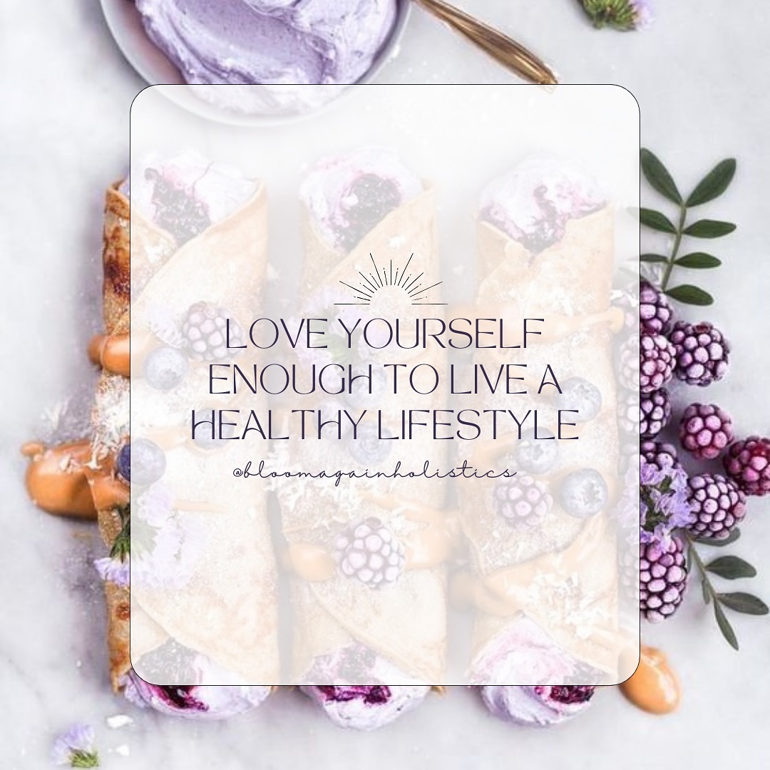Love yourself enough to live a healthy lifestyle.
Your body, mind, and soul will thank you.💜