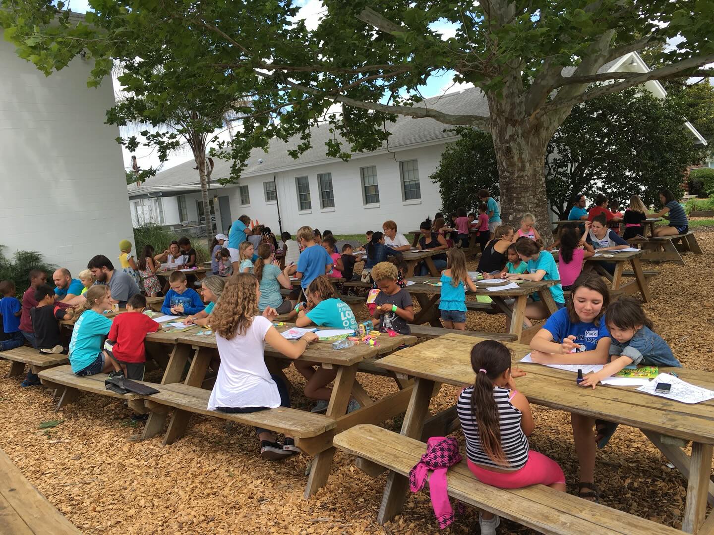 This was OCC in 2016! Different picnic tables, same heart. We’re so grateful that we get to do this every week. 🤍