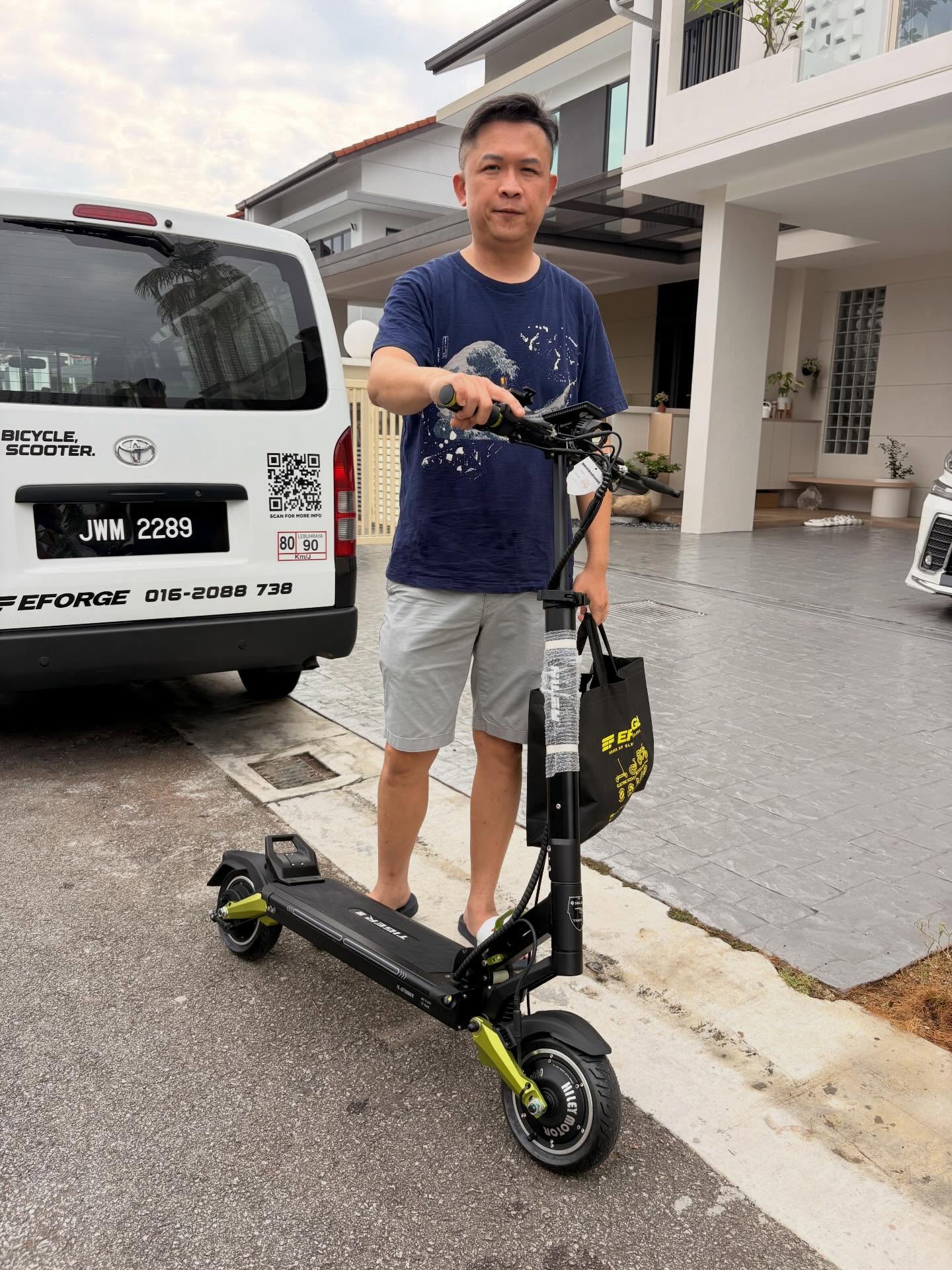 Thank you for choosing the Hiley Tiger 8 GT ๐ด๐ฅ
Ride safe and enjoy the power, comfort, and performance!
Visit Our Showrooms Today! ๐ดโโ๏ธ๐ดโก
โจ Why Choose Us?
๐ Free Delivery within Klang Valley
๐ ๏ธ 6-12 Months Warranty
๐๏ธ Installment Plans up to 24 months
๐ณ Debit or Credit card installment options
๐ Opening Hours:
Mon-Sat: 10:30AM - 7:30PM
Sun: 10:30AM - 6PM
๐ EFORGE Petaling Jaya:
No.1-1, Jalan SS26/4, Plaza Mayang, Taman Mayang, 47301 Petaling Jaya, Selangor
https://maps.app.goo.gl/8ZWVKzhxjUqY4Dx56?g_st=ac
๐ WhatsApp https://wa.me/60162088738
๐ EFORGE Kota Kemuning:
C-G-03, Plaza Se Ruang, 8/3, Persiaran Eco Sanctuary, 42500 Telok Panglima Garang, Selangor
https://maps.app.goo.gl/ii9zieJkLZUNyBTs6?g_st=awb
๐ WhatsApp https://wa.me/60162088430
๐จ Weโre looking for DEALERS! Interested? Contact us via WhatsApp!
#eforge #eforgebikes #escooterlife #hileytiger8gt #urbanmobility