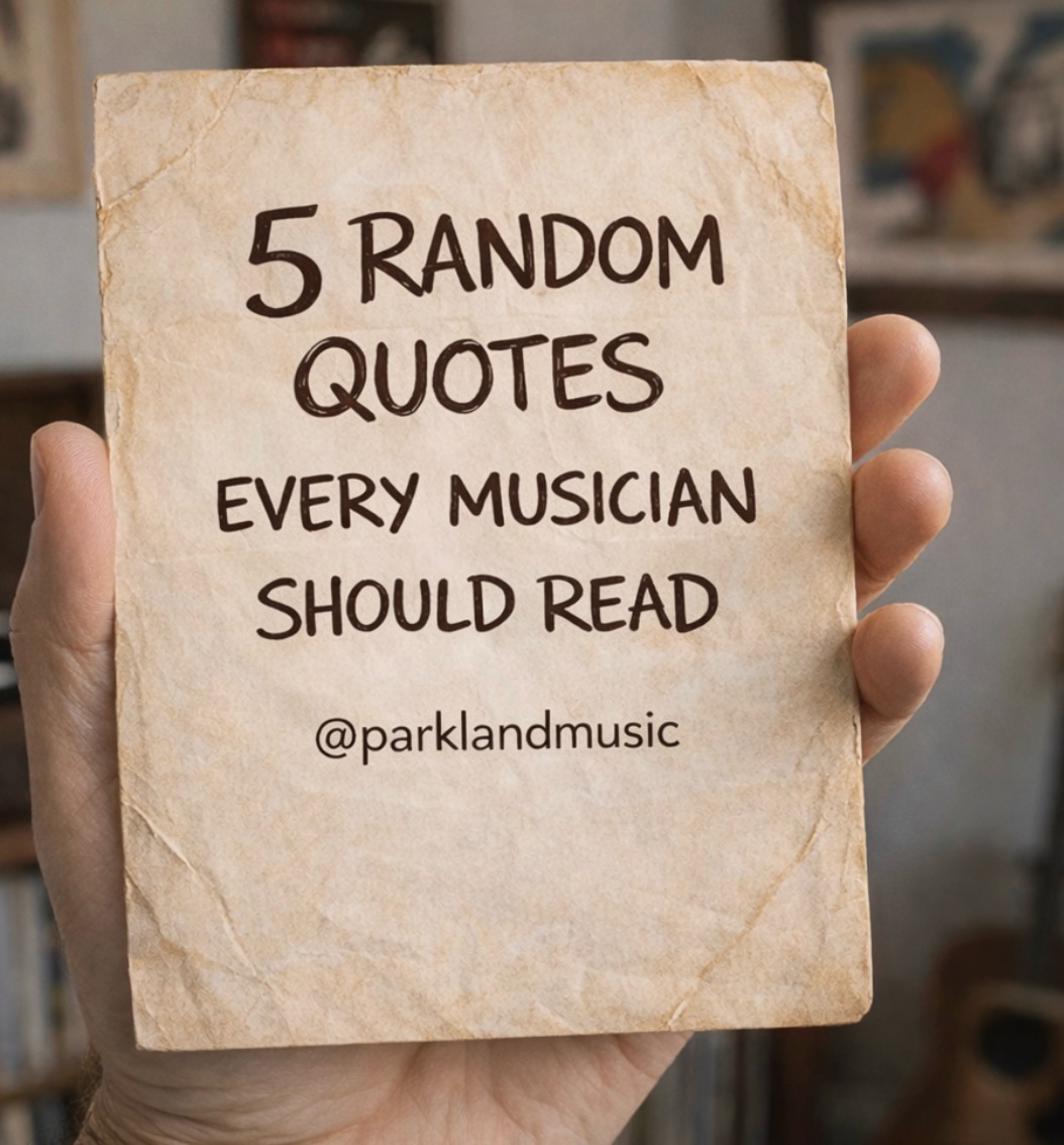 Music starts with inspiration… but grows with guidance. 🎶
These quotes remind us why music matters now it’s your turn to live it. 🎹🎸🎤 Ready to start your musical journey?
Sign up for music lessons today and discover your potential.
@parklandmusic
