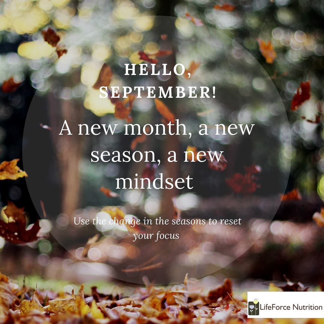 September brings a change in the season and a return to routine ππ
It's also a perfect time to focus on YOU π« whether this is a new goal, practicing gratitude or making one small change; let it be a positive one for YOU π