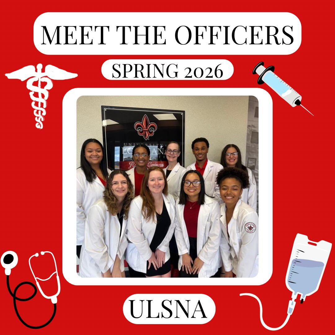 ✨ MEET OUR ULSNA OFFICERS! ✨
These are the students working behind the scenes to support, and lead our organization this semester. Get to know who’s representing you and don’t hesitate to say hi, ask questions, or get involved when you see us around campus! 👩⚕️👨⚕️🩺