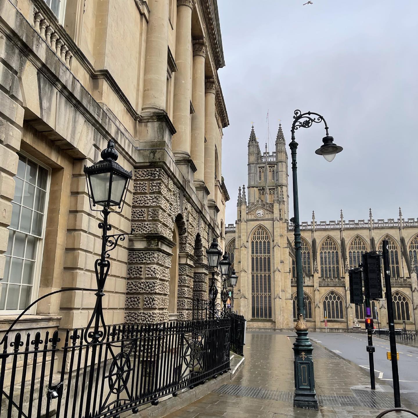 What a contrast from yesterday’s sunshine.