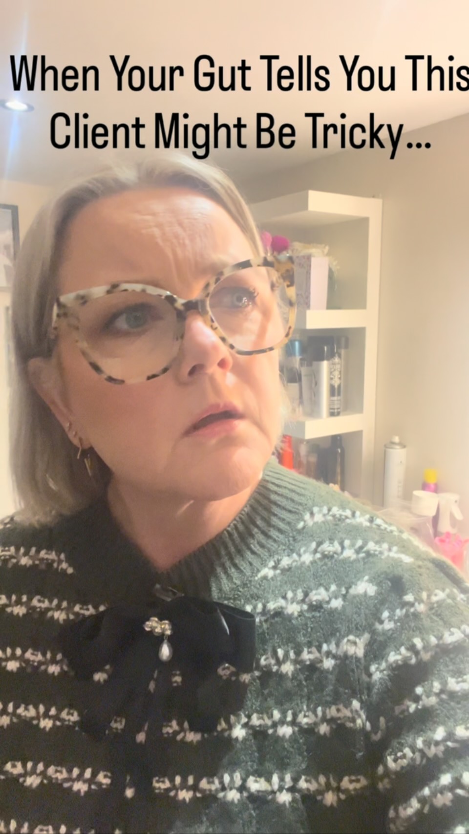 Hair & Makeup ArtistsâŠ
That gut feeling when a client arrives ð¬ð
If you know, you KNOW
#makeupartist #traitorsuk #traitorstok #hairstylist #nikkimakeupandhair #clientvibes #beautytok #mua