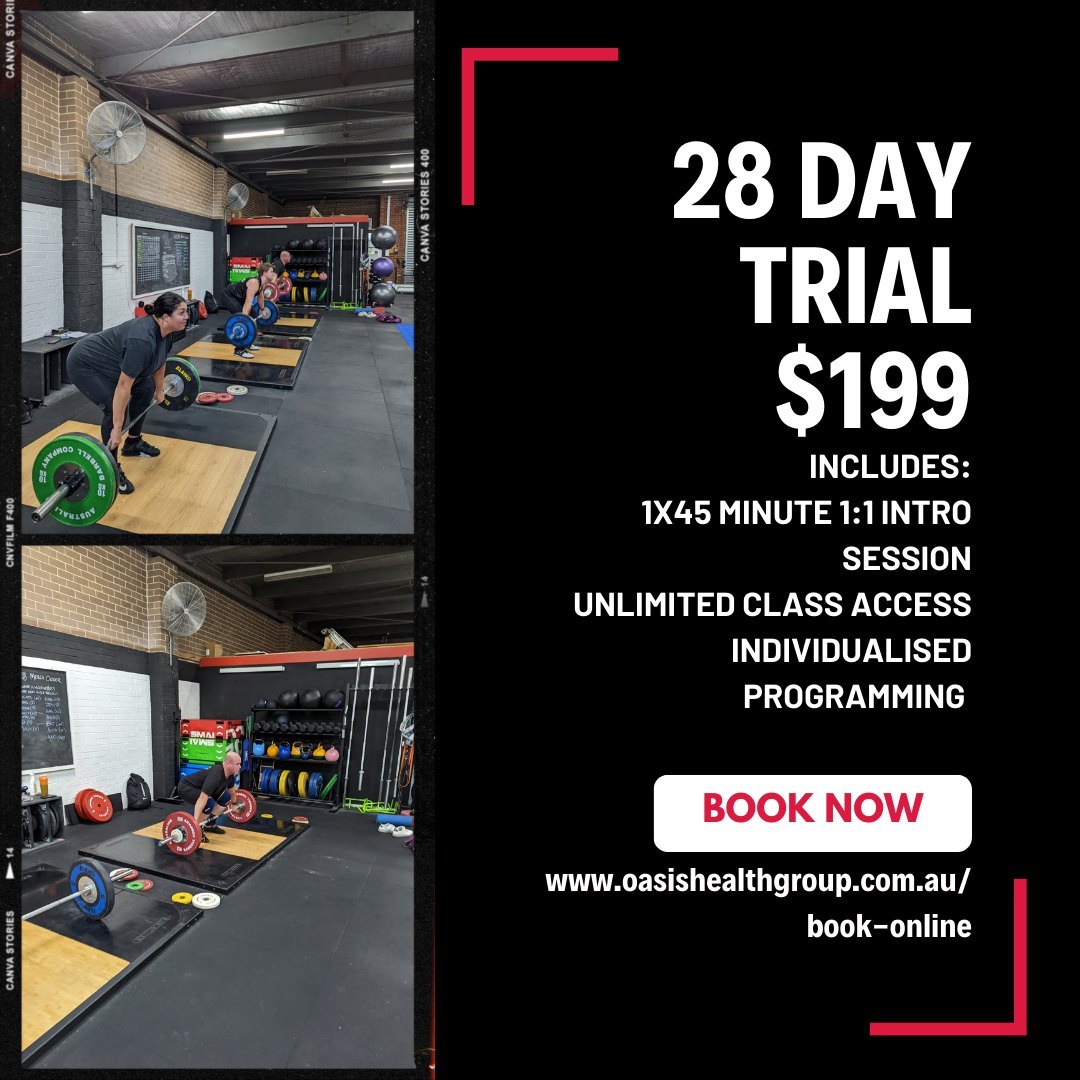 Have you thought about giving weightlifting a go in 2023, but you're not sure where to start? Our trial option gives you a 1:1 assessment and access to all of our classes with your own program to follow for 28 Days. It gives you a chance to learn and get amongst the action.
We'd love to hear from you! ποΈ ποΈ ποΈ