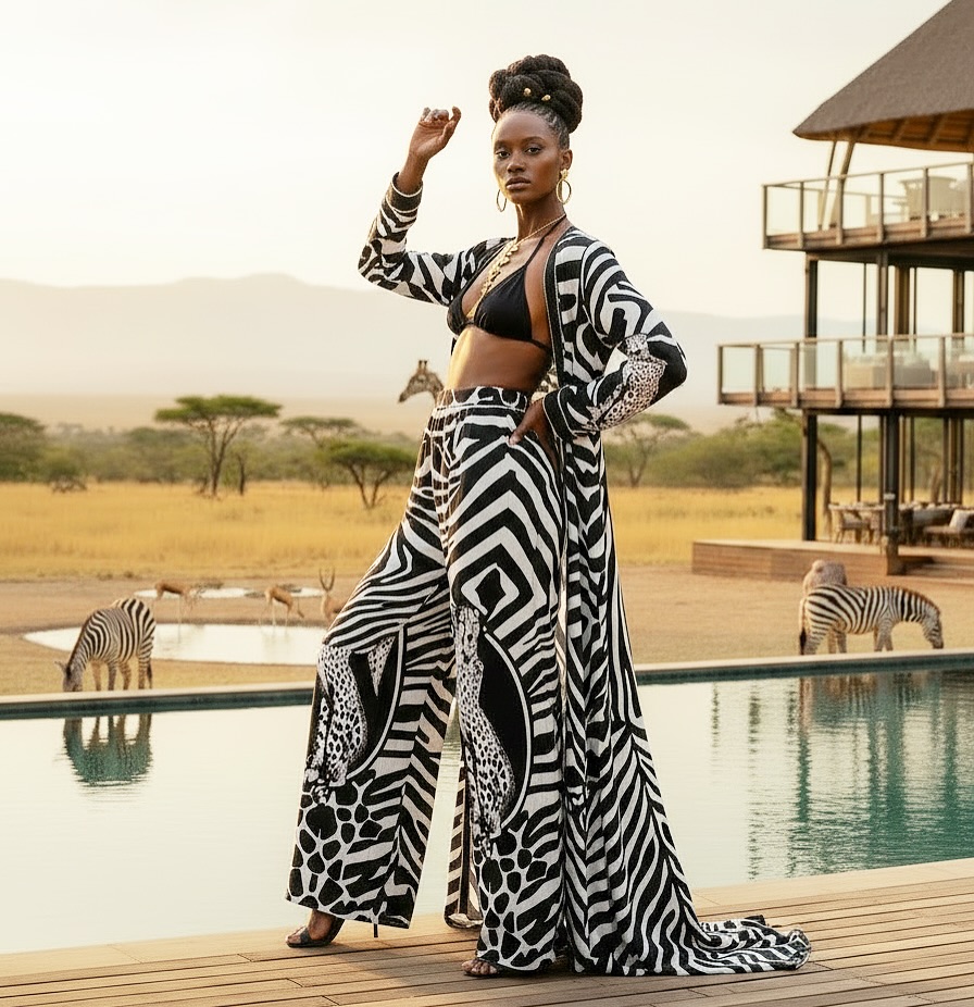 Our Annia Louisa Tanzania Collection now lives where it was always meant to — featured at luxury safari resorts in Tanzania, surrounded by golden savannas, roaming zebras, and the quiet power of Africa’s natural beauty.
This isn’t just fashion — it’s a destination experience.
From bold zebra and leopard motifs to flowing silhouettes made for sunset safaris and poolside elegance, each piece is a tribute to Tanzania’s spirit: untamed, regal, and breathtaking.
From runway to resort.
From Dallas to the Serengeti.
From wearable art to global luxury travel.
Welcome to destination dressing — the Annia Louisa way. ✨
www.annialouisa.com