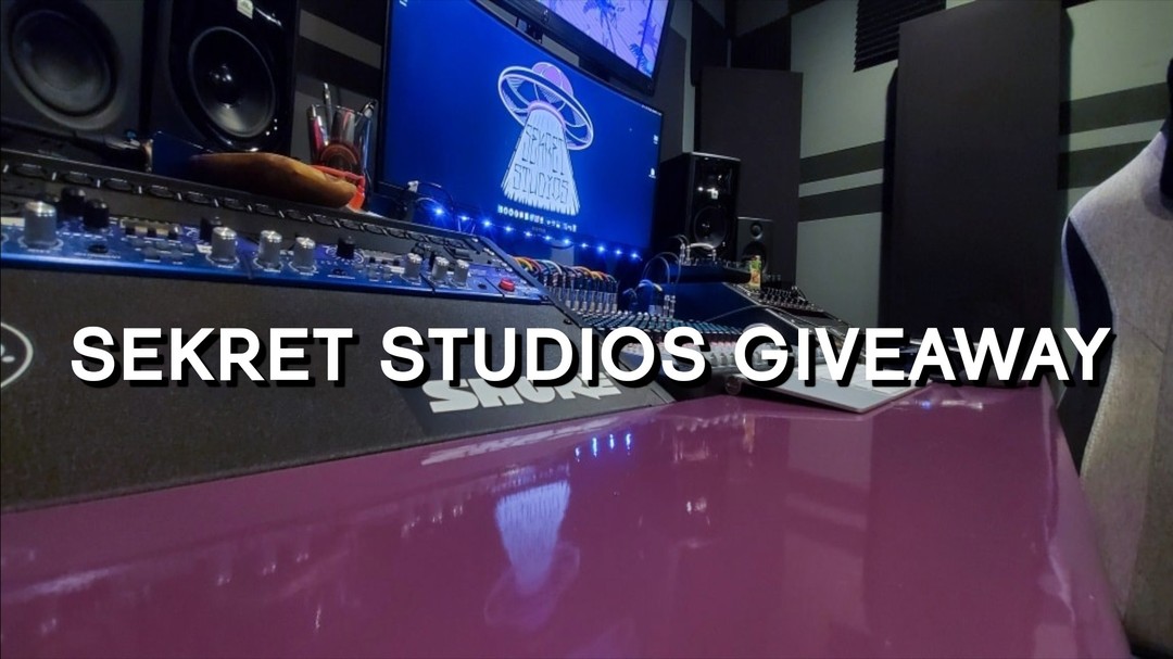 We are nothing short of grateful for the never ending support from our friends, family, and community and we want to give back by doing another giveaway!
We are giving away 1 free track, mixed and mastered all in studio! Entering is as simple as going to the link below, or visiting our website in the description!
Give away starts 11/01/21 and ends on 12/01/21 on which we will be doing a live drawing for the winner! Best of luck!!
https://www.sekretstudios.com/giveaway