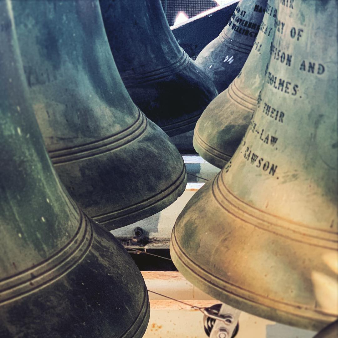The bells! Recce time at the #nzwarmemorial #carillion