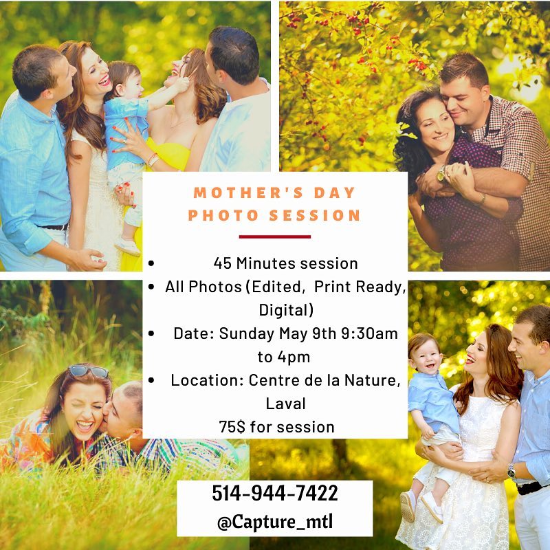 Mother’s Day Photo Session book your spot today. #photoshoot #photosession #mothersday #montreal #mtl