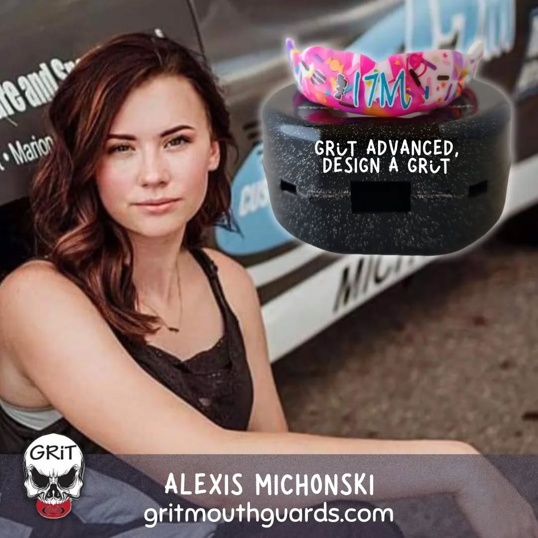 Vanellope von Schweetz custom mouthguard made especially for Alexis Michonski. gritmouthguards.com #gritmouthguards #gritmouthguard #mouthguard #vanellope #vanellopevonschweetz #wreckitralph #shawanospeedway