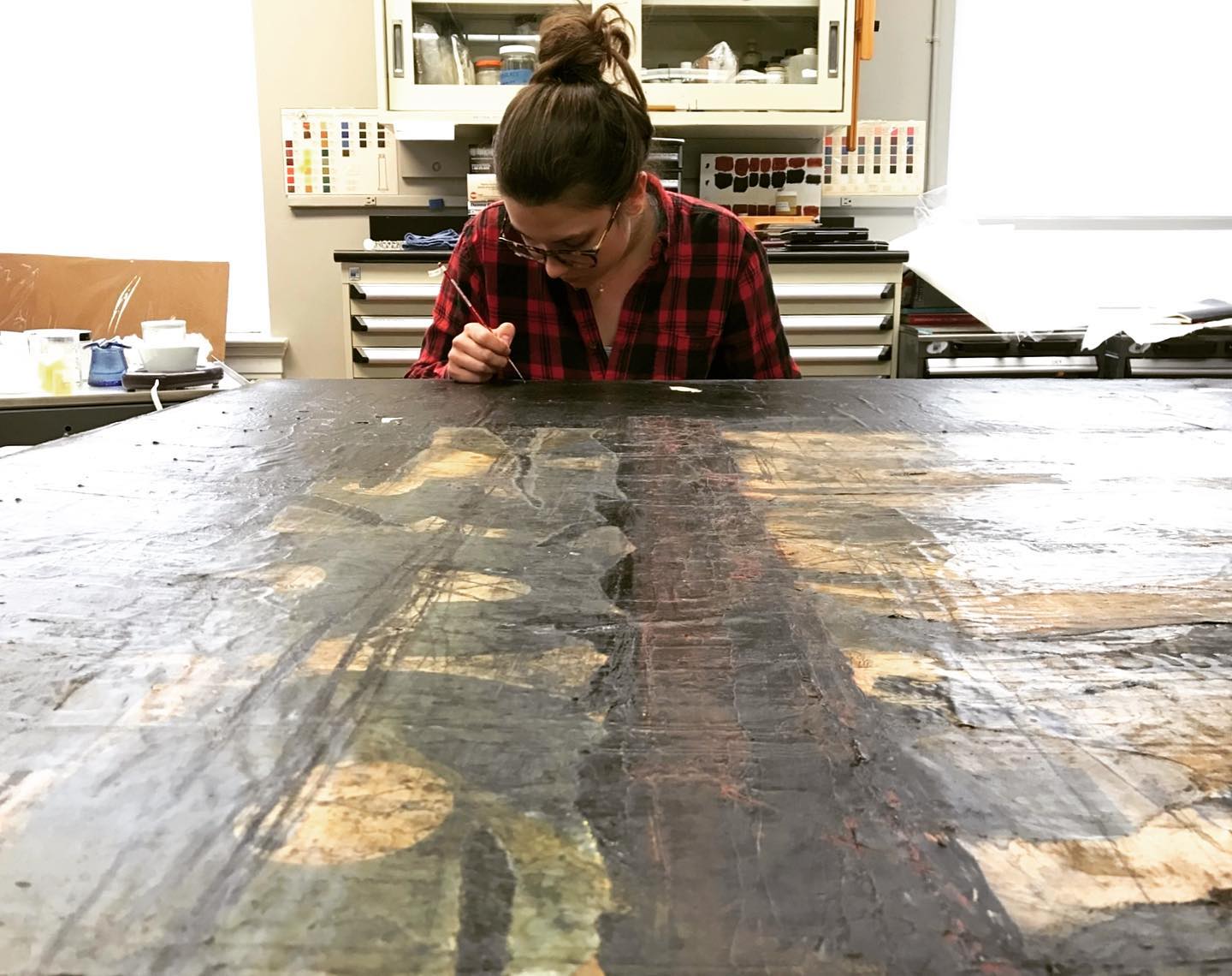 Welcome! My name is Anna and I am the owner of District Art Conservation. Follow for all things art, preservation, and a little science.