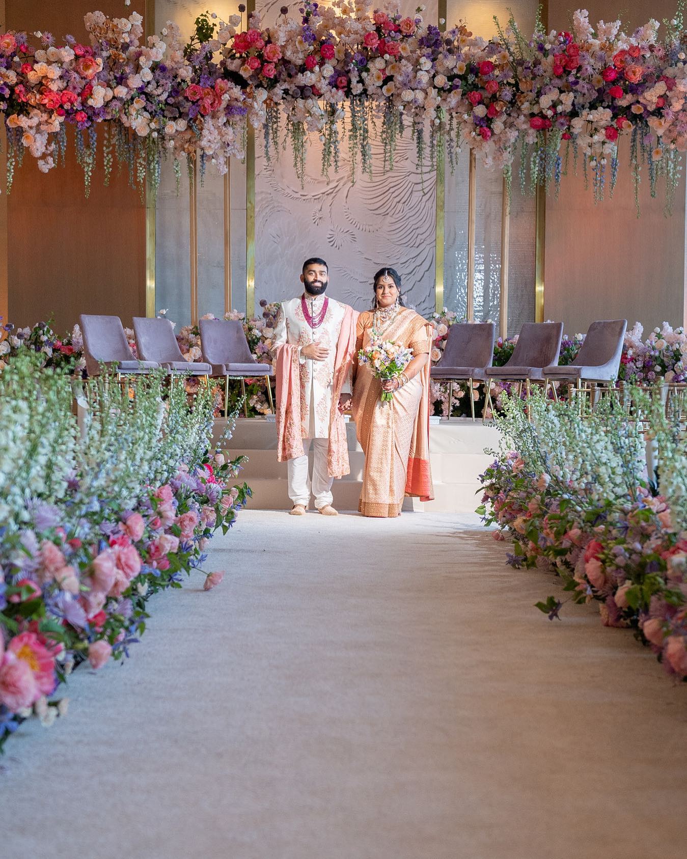 We'd walk down this aisle any day.
⠀⠀⠀⠀⠀⠀⠀⠀⠀
#WeddingDecor: @elegant.affairs
#Photographer: @mariharsanstudios
#WeddingPlanner: @aceofevents
#Wedding: @intercontinentaldcwharf
#Reception: #theanthematthewharf
#DJ #Lighting: @dynasty_ave
#Dancerloor: @gotoshout