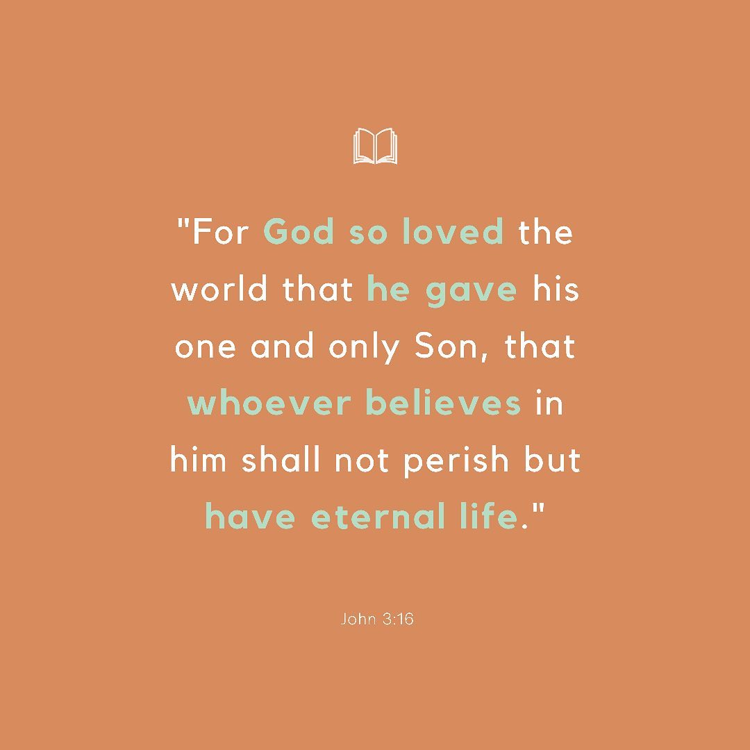 God loves, God gives. We believe, we live!
📖 John 3:16