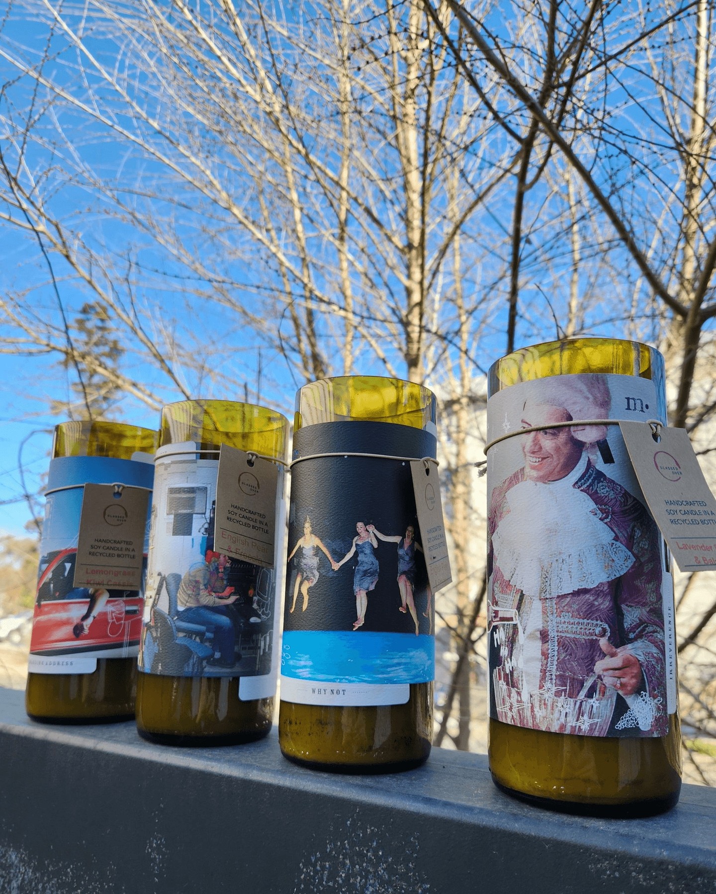 We got more candles! this time with different scents in our red bottles!
Come out to the tasting room to give them a try, supplies are limited so get them before they're gone!
- Lemongrass Kiwi Cassis
- English Pear & Freesia
- Lavender Buds & Balsam