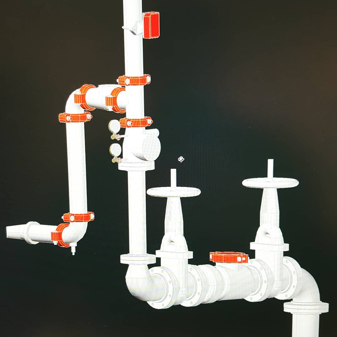 🖱🖥 Design work at #jmefiresprinkler #hydratech #backflow #firesprinklers