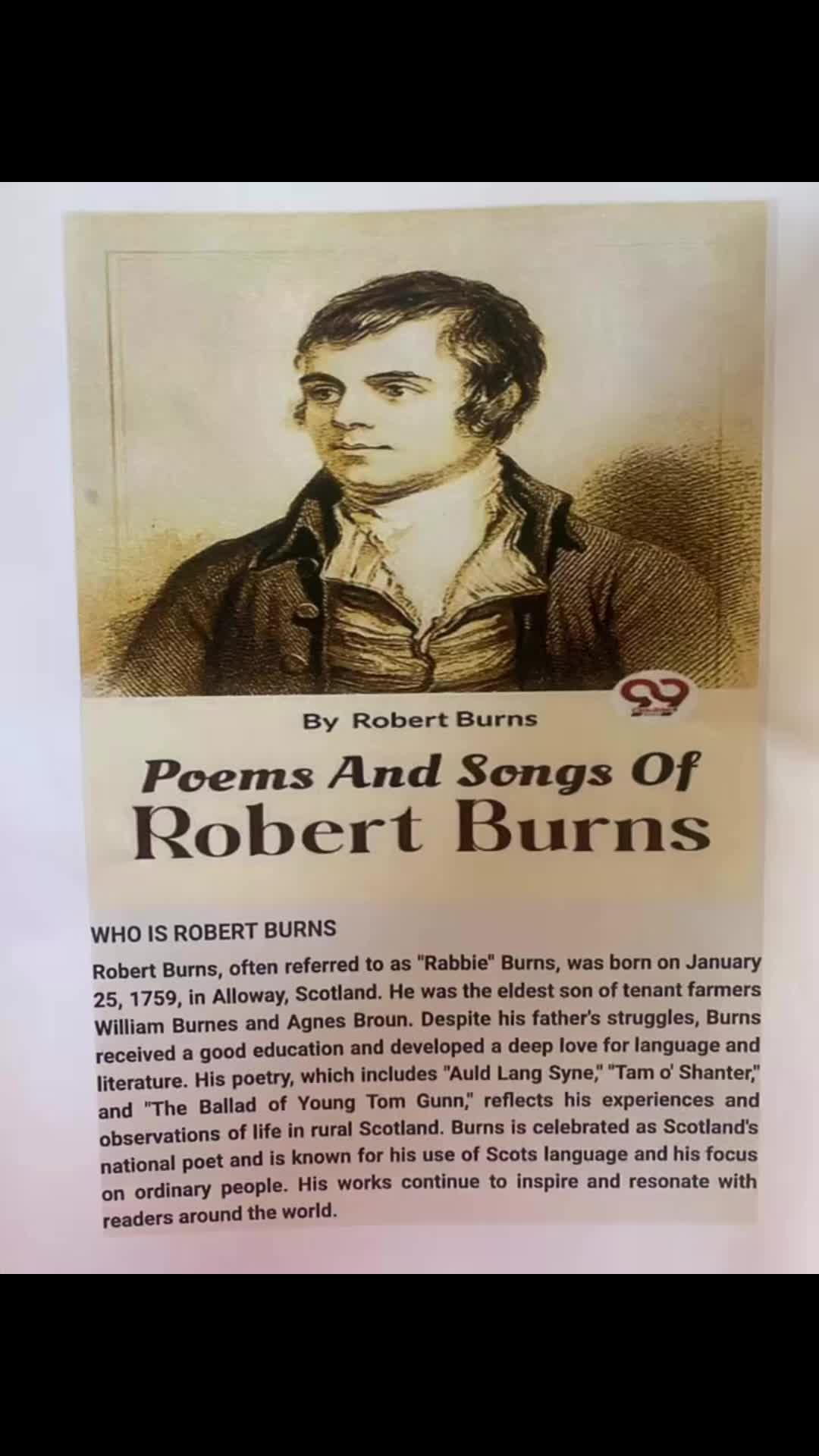 🏴✨Burns Night is a time to enjoy Scottish traditions and celebrate the renowned poet Robert Burns with a classic combination of haggis, neeps, tatties and sometimes a warming dram.
The night is often accompanied by entertaining recitals of some of Robert Burns’ famous work.
Here’s our way of remembering Scotland’s renowned poet Robert Burns at St Anne’s ✨
🏴🏴 Today’s Reminiscence Activity is all about memories of Holiday in Scotland & reading some of Burns famous literary work.