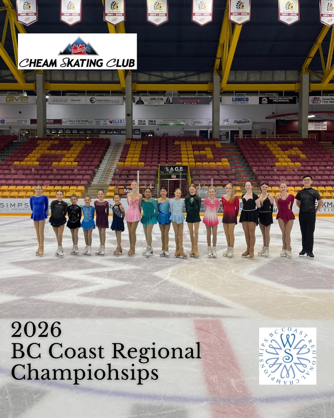 Good luck to our competitors this weekend at the BC Coast Regional Championships! We are cheering you on! π