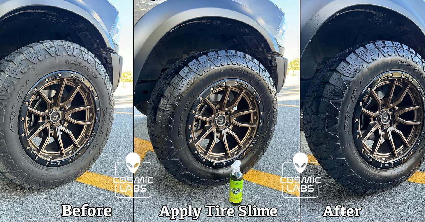 Give your tires that jet black finish with Tire Slime! The best product to clean your tires while also protecting them 👽
https://www.cosmiclaboratories.com
•
•
•
#fyp #detailproducts #carproducts #cardetailing #cars #car #ontariobusiness #canadabusiness #automotive #tire #tires #cleancar #ontariocarculture #ontariocars