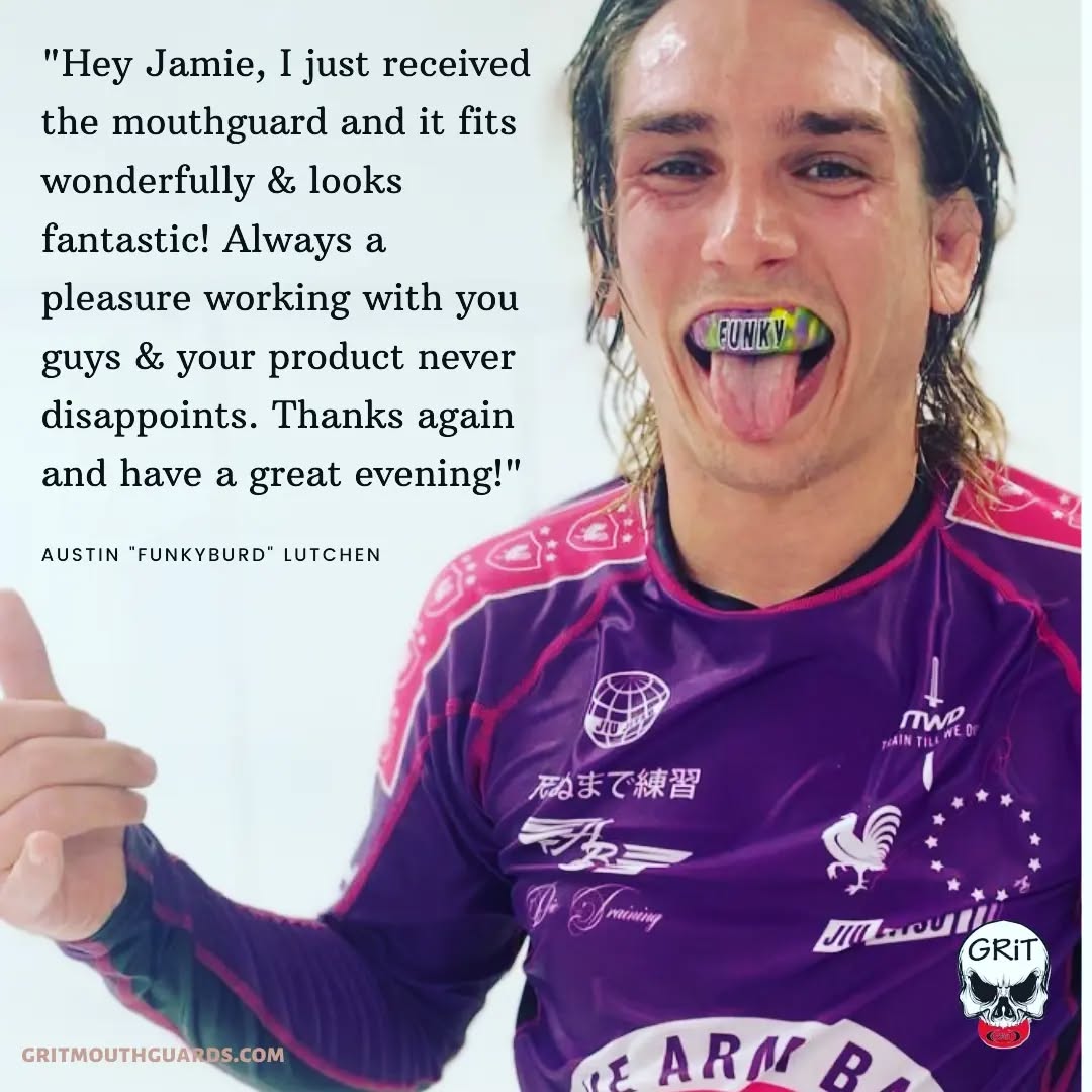 A kind review from Mr. @funkyburd. Thank you, sir! #gritmouthguards #mouthguard #funkyburd
www.gritmouthguards.com