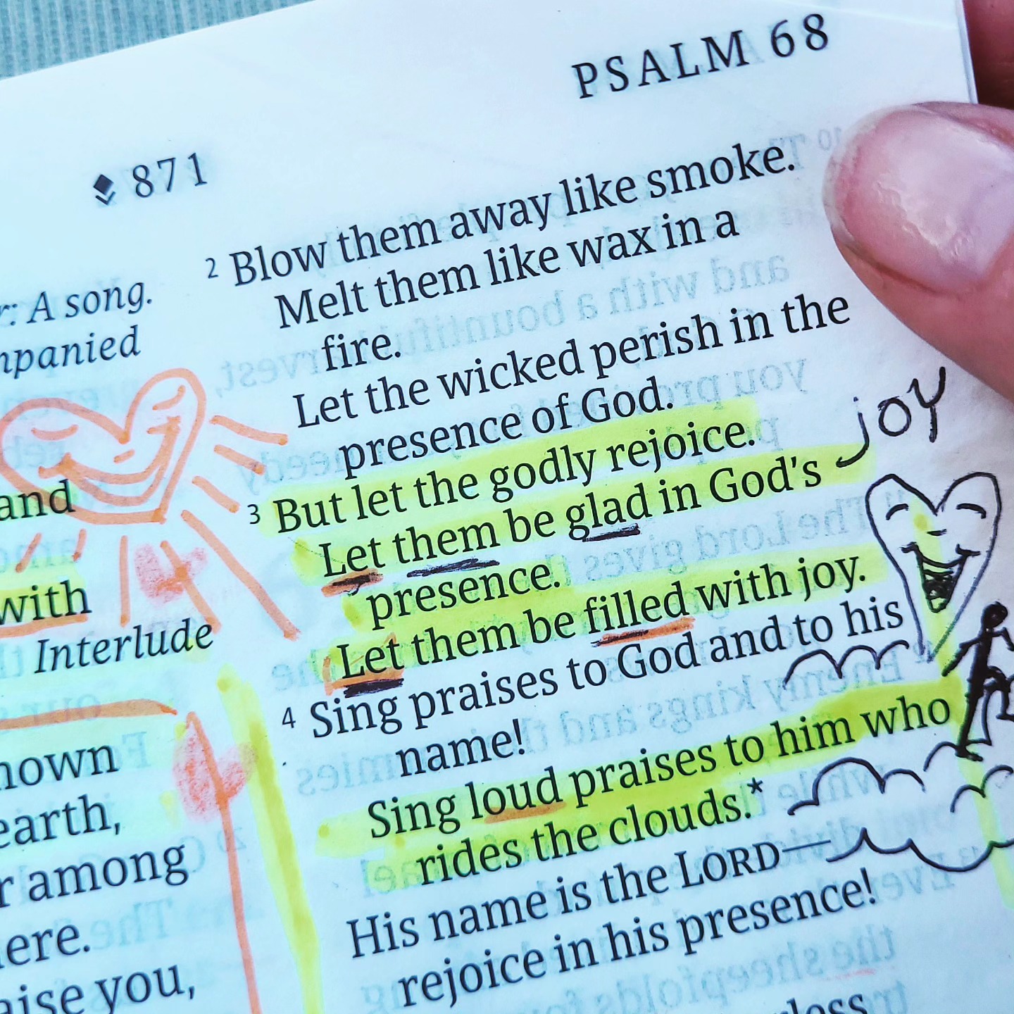 Psalm 68:3-4🥳🥳🥳