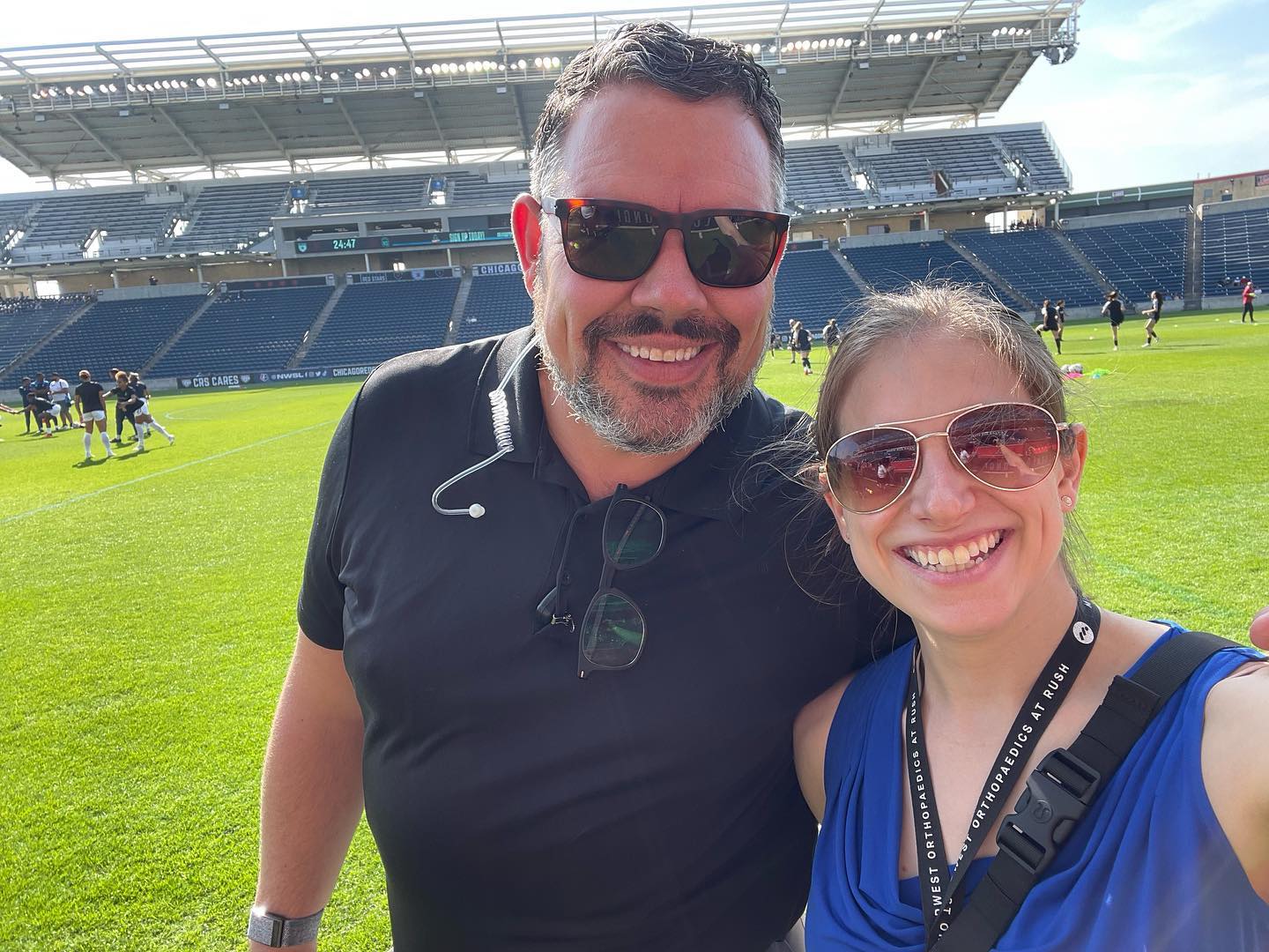 No Sunday scaries here, just Josh Blomgren and I covering the @chicagoredstars game