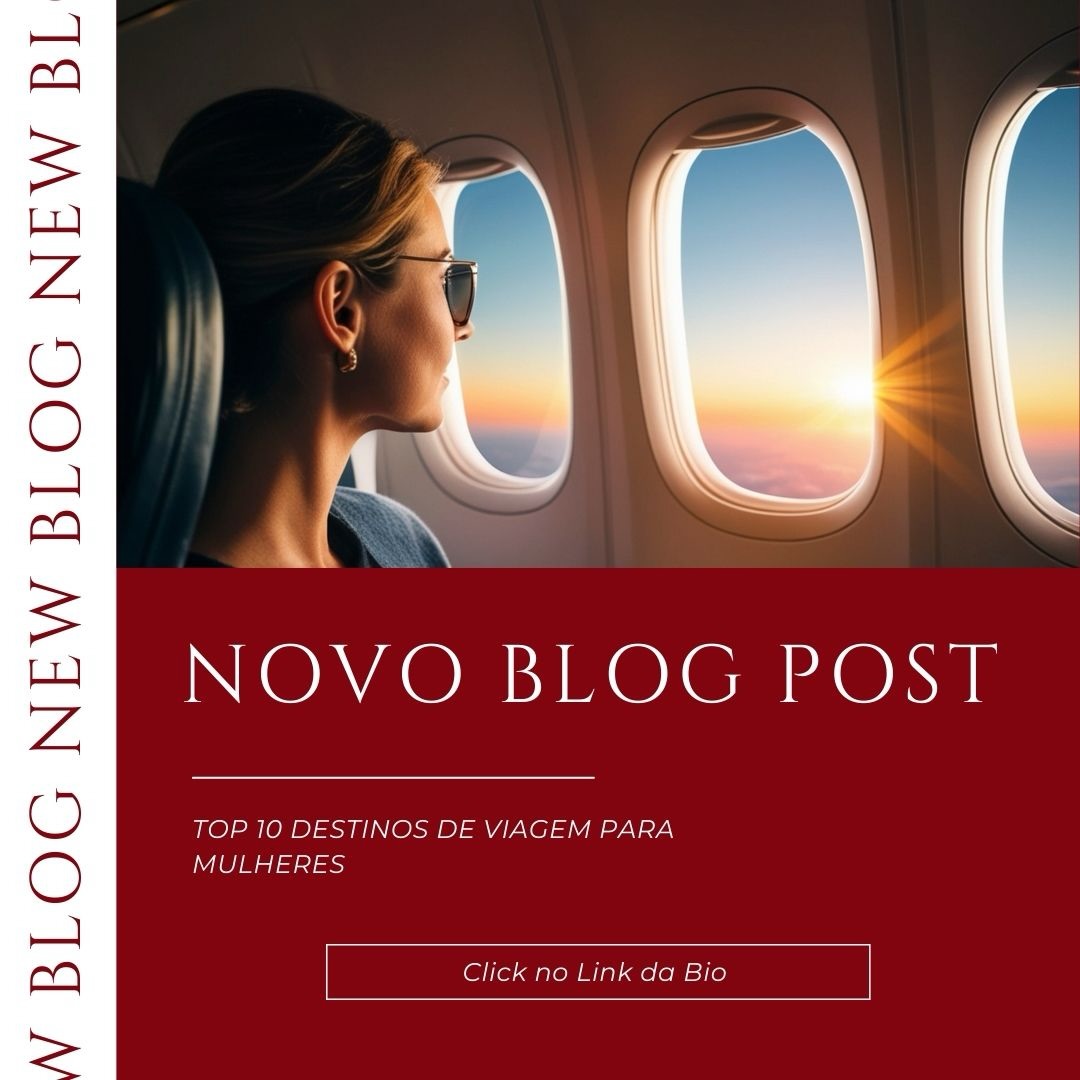 TOP 10 DESTINOS DE VIAGEM PARA MULHERES
Onde o mundo encontra a sua melhor versão.
Não é sobre turismo.
É sobre quem você se torna quando atravessa um aeroporto sozinha, pede café em outra língua e percebe que o medo ficou pequeno.
Nesta matéria, reunimos 10 lugares onde mulheres não apenas viajam — elas florescem.
Cidades que acolhem, provocam, libertam e reinventam.
De Tóquio a Reykjavik.
De Bali a Barcelona.
Cada destino é uma versão sua que ainda não foi vivida.
🔗 Leia agora.
Salve.
E comece a planejar a mulher que você vai se tornar.
#MulheresQueViajam
#ViagemFeminina
#ViajarSozinha
#MulherModerna
#DestinoDosSonhos