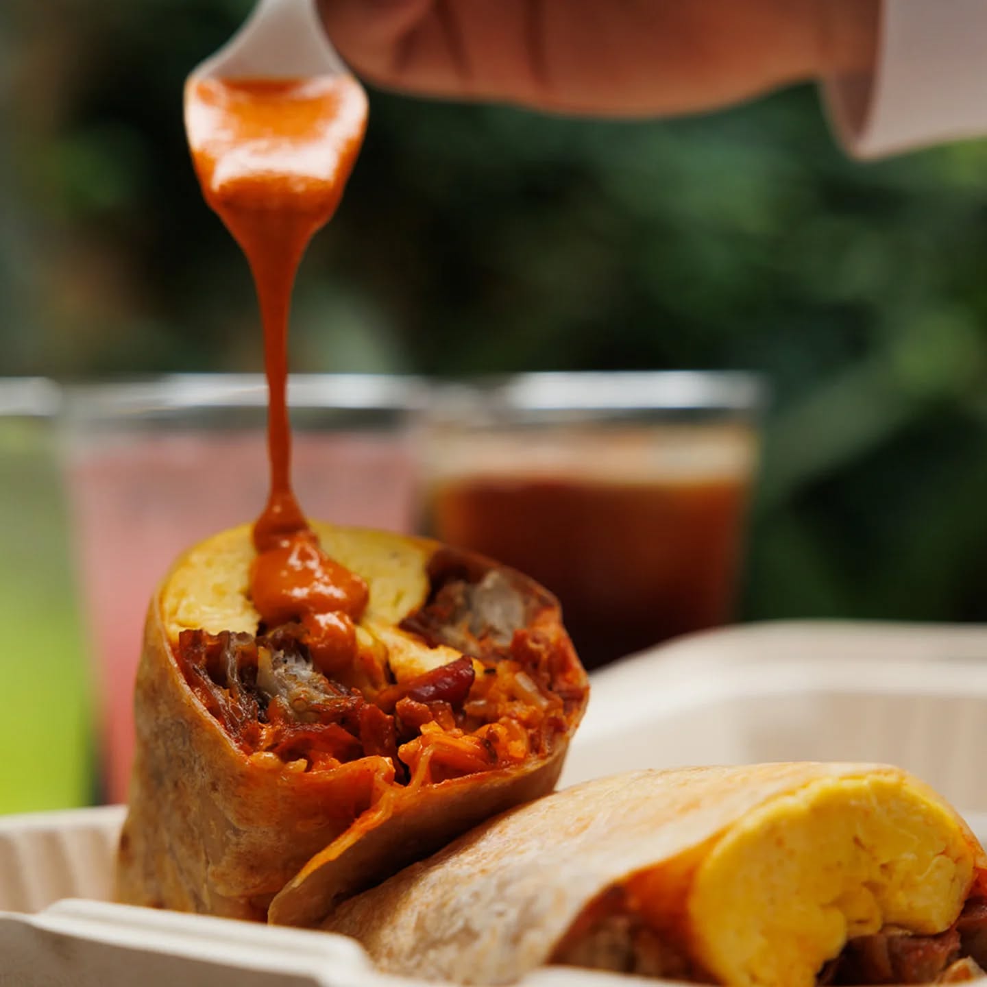 Basic Bae-con breakfast burrito with an extra side of aioli, yes please.
#breakfastburrito #pasadenafood #LosAngelesCafe #breakfastburritosallday