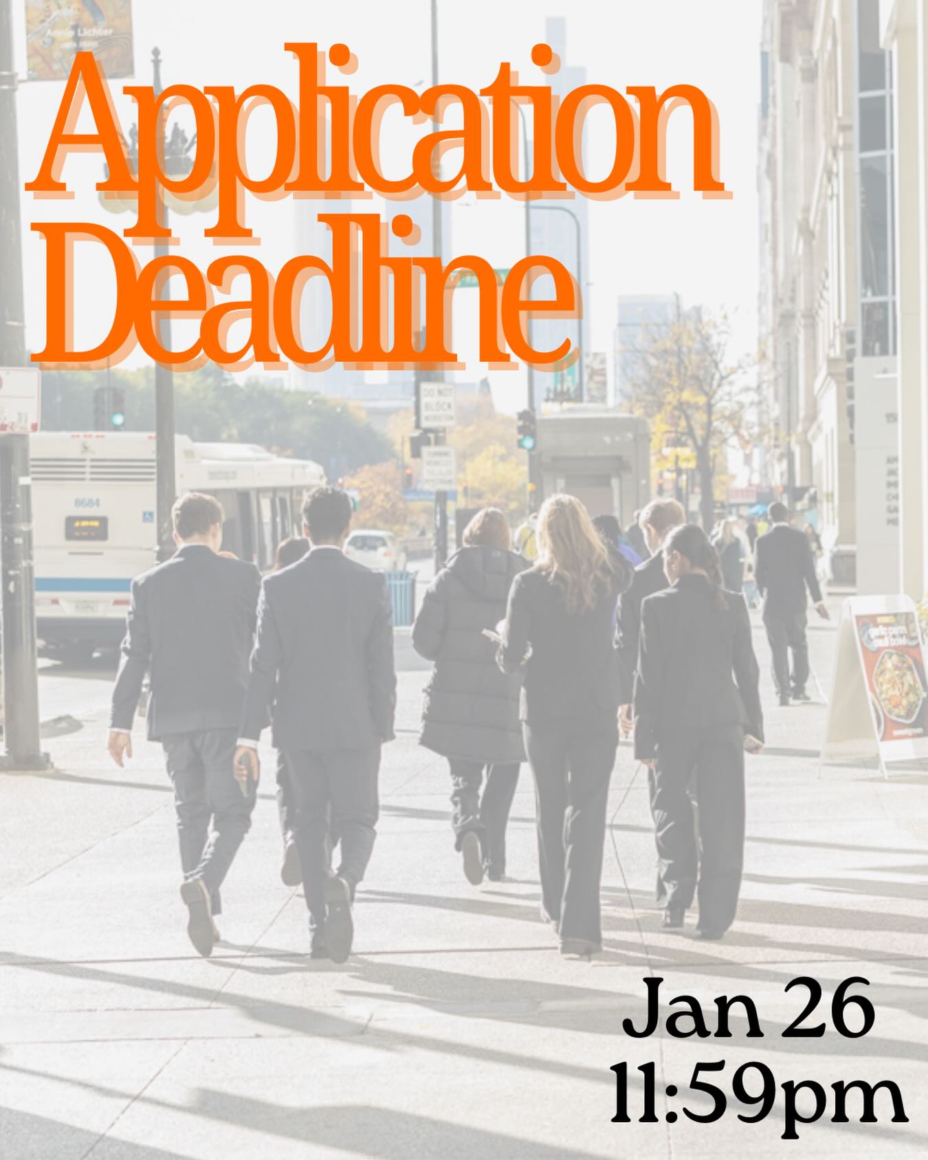 A reminder that applications are due TONIGHT (1/26) at 11:59pm! 😁😁