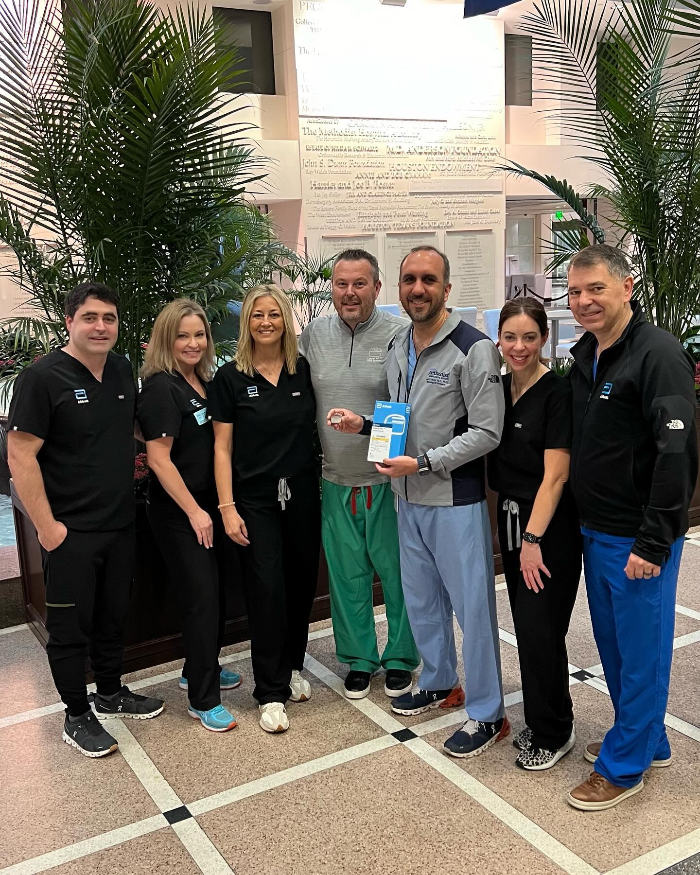 Excited to be able to be one of the first surgeons in the world and first in Texas to be able to offer the new @abbottglobal rechargeable Liberta RC battery for #deepbrainstimulation @houstonmethodist @methodistneurosurgery #neurosurgery #functionalneurosurgery