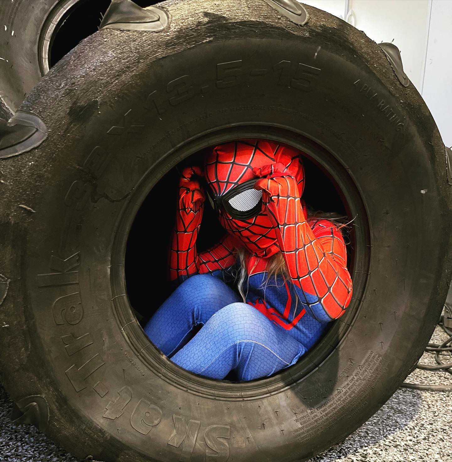 Happy Halloween ๐ Spider-Man is ready for Glamisโฆ.are you?? #glamis #halloween #spiderman #skattrak