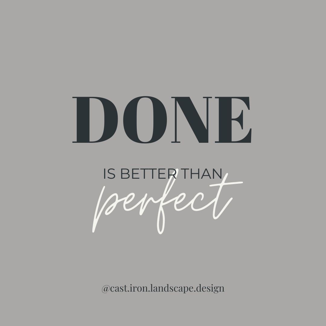 aka Analysis Paralysis in the technical world π
I love social media, but it's easy to get caught up in the "perfectness" of it all.
Getting it done will always be better than never finishing or never even starting because it might not be perfect.
You are enough, what you do is enough. I think you'll surprise yourself when you get "it" done.
What's the "it" that you're stuck on?
#landscapedesign #landscape #landscaping #virtualdesign #outdoorspace #outdoor #getoutside #gardening #gardeninspiration #gardenplanning #womanownedbusiness #bloom #castironlandscape #setitandforgetit #lowmaintenance #beautiful #takeabreak #kids #fresh #cancersurvivor #hodgkinslymphoma #motorcycle #selfcarematters #petfriendly #runner #running #pittsburgh #landscapearchitect #tattoo