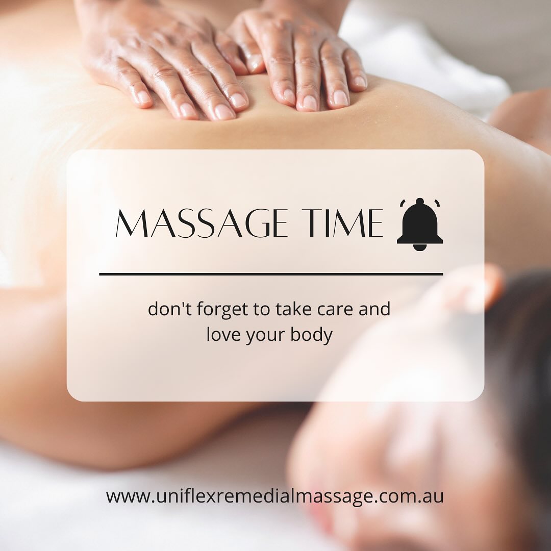 Relaxation mode: activated. It’s time to unwind and let go of the day’s stress. #MassageTime #UniflexRemedialMassage