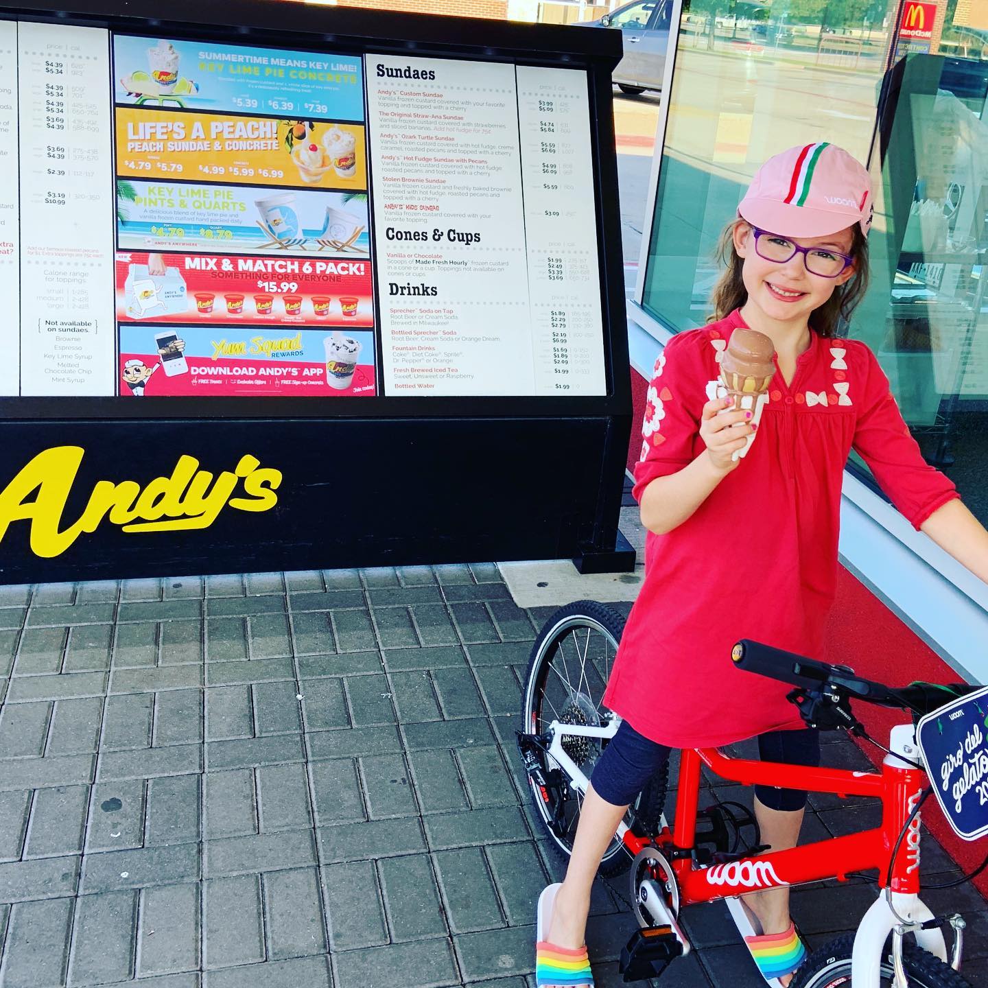 @woombikesusa @andysfrozencustard Melty ice cream bike ride in Texas ❤️🍦 #girodelgelato2020