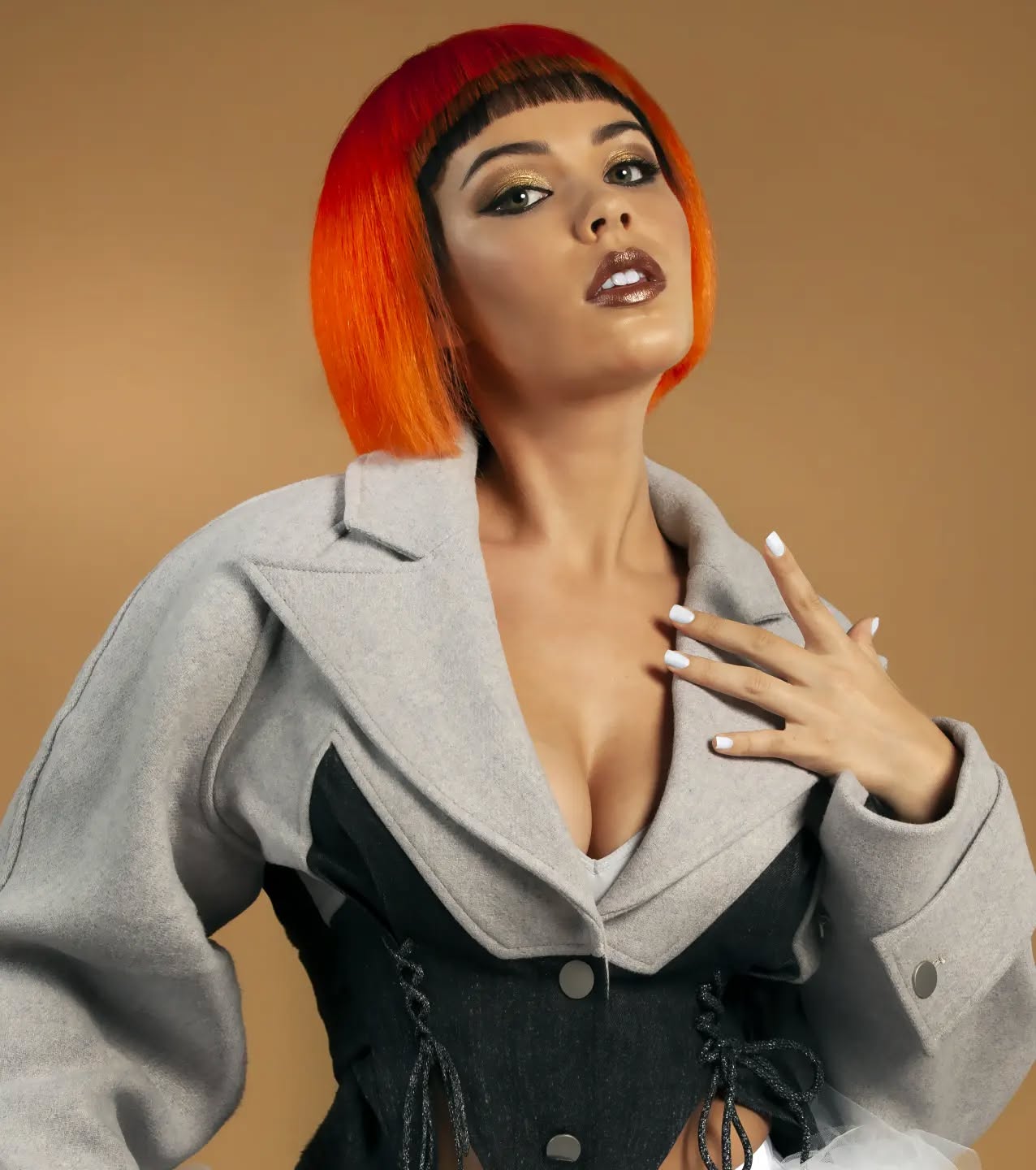Made the top 10 for @cprhair Mane Event Competition this year! A big thank you to @lilirerwin for being my model once again 🥰 @urbanjunglestudios for the amazing photography 🤩 @vipbeautyspecialists for the superb make-up 💄a heartfelt congratulations to all the other finalists and entries. Cut created with @icandyscissorsaustralia and @excellentedges