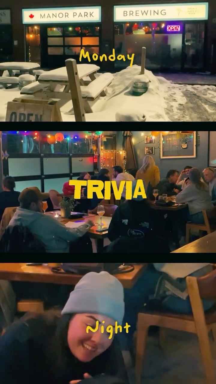 General knowledge: our host’s question are toughhh, yet so fun. Whether you want to work that brain or be humbled - he’ll help. It’s a tailored approach 🤌🎤
#manorpark #ottawabrewery #ottawabeer #trivia #ottawalife