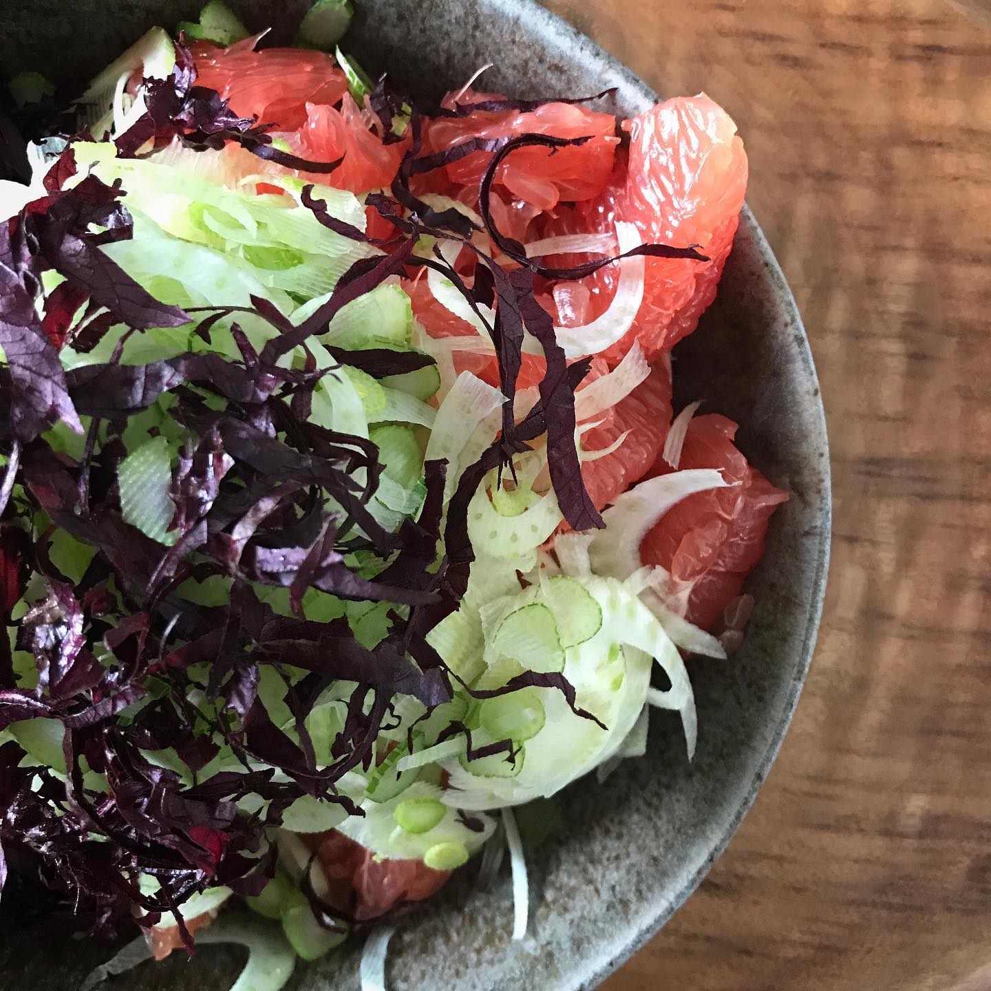 The recipe for this easy and delicious summer salad featuring fresh shiso is in my latest blog post “Beyond Basil.” #shiso #herbgarden #ediblelandscaping